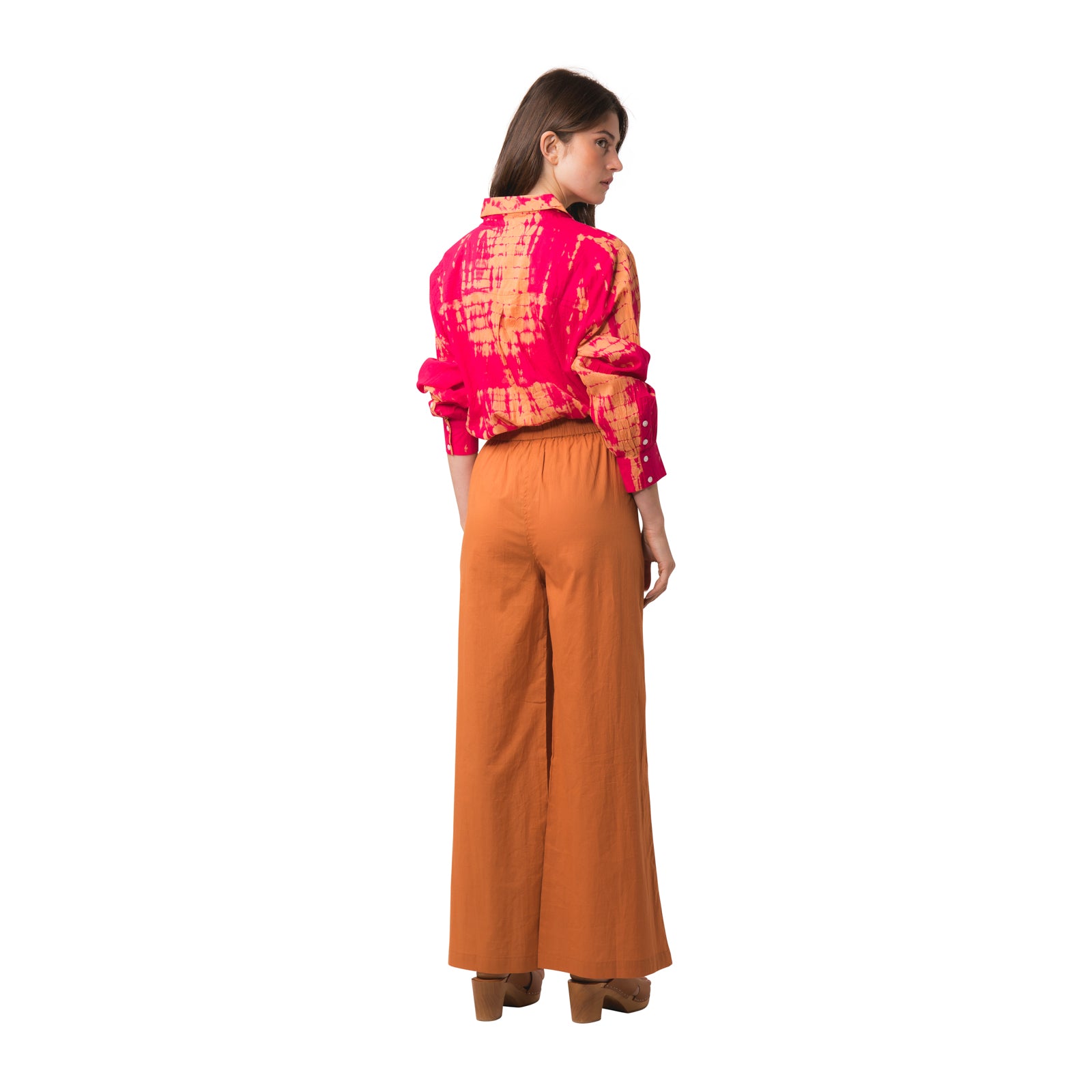 Leana Trousers S.color 100% Coton - Toffee TOFFEE