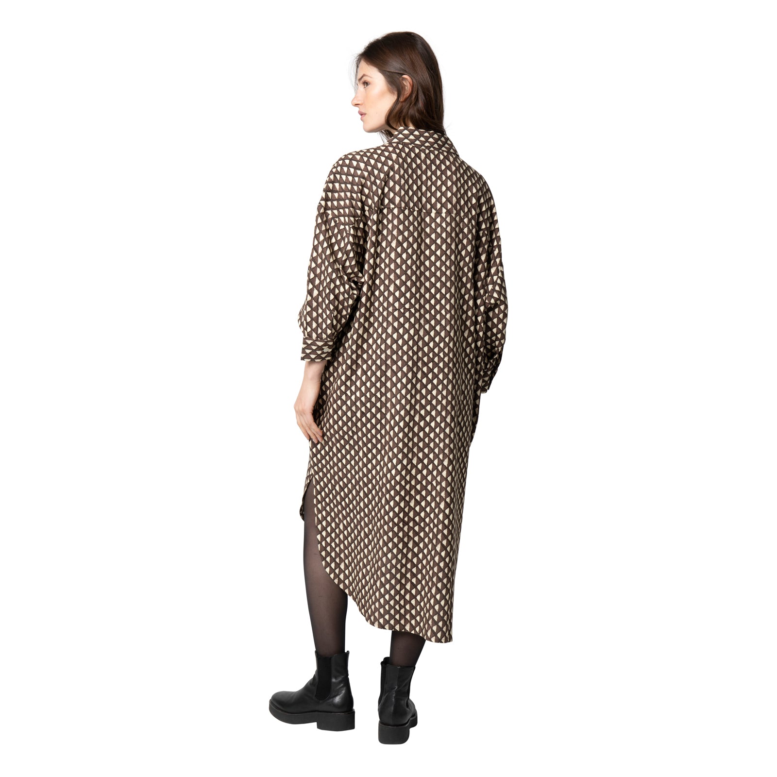 Anna Dress Pancha  - Brown BROWN