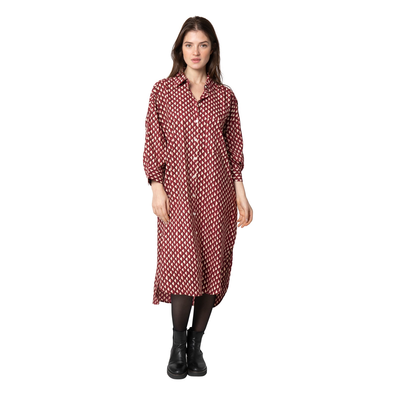 Anna Dress Pancha  - Red RED