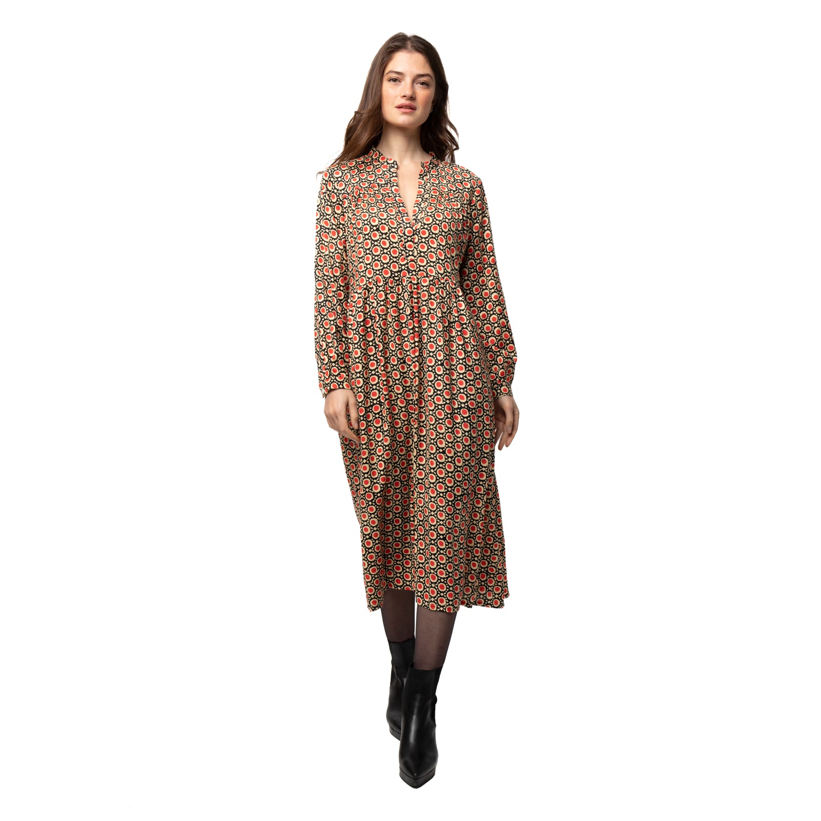 Nolita Dress Dots  - Red RED