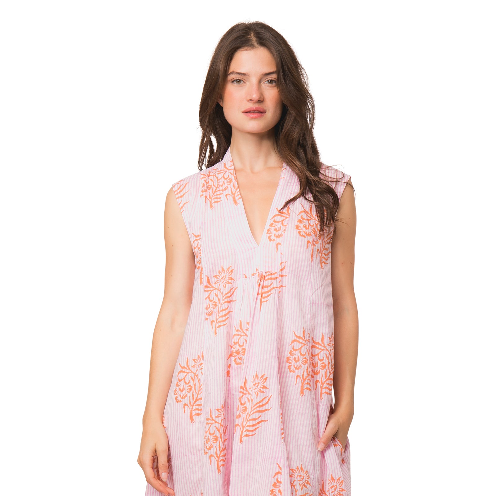 Miana Dress Cruise 100% Organic Coton - Pink PINK