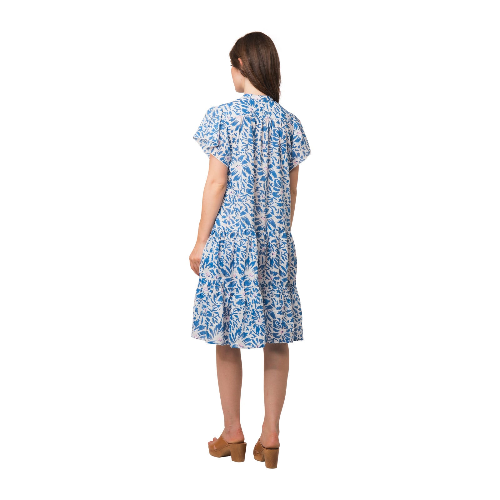 Daisy Dress Lily 100% Organic Coton - Blue BLUE