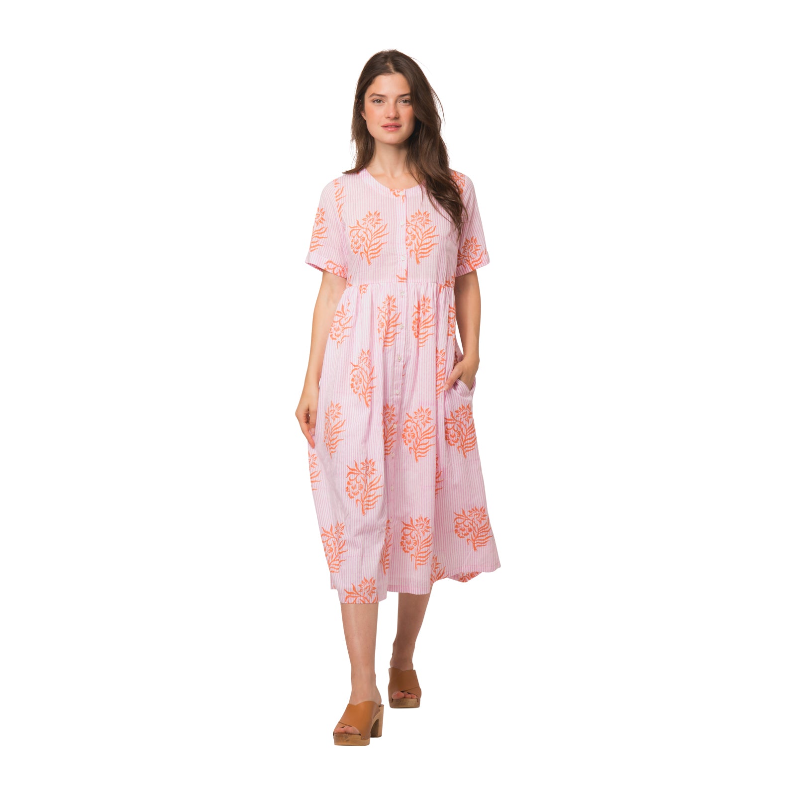 Maelle Dress Cruise 100% Organic Coton - Pink PINK