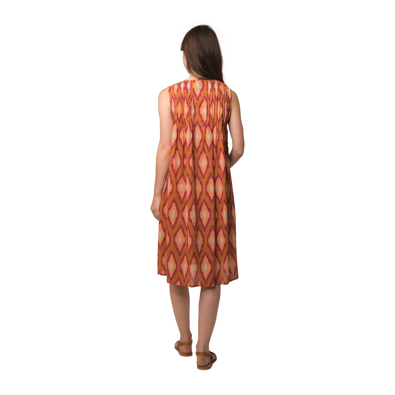 Agathe Dress Komba 100% Coton - Orange ORANGE