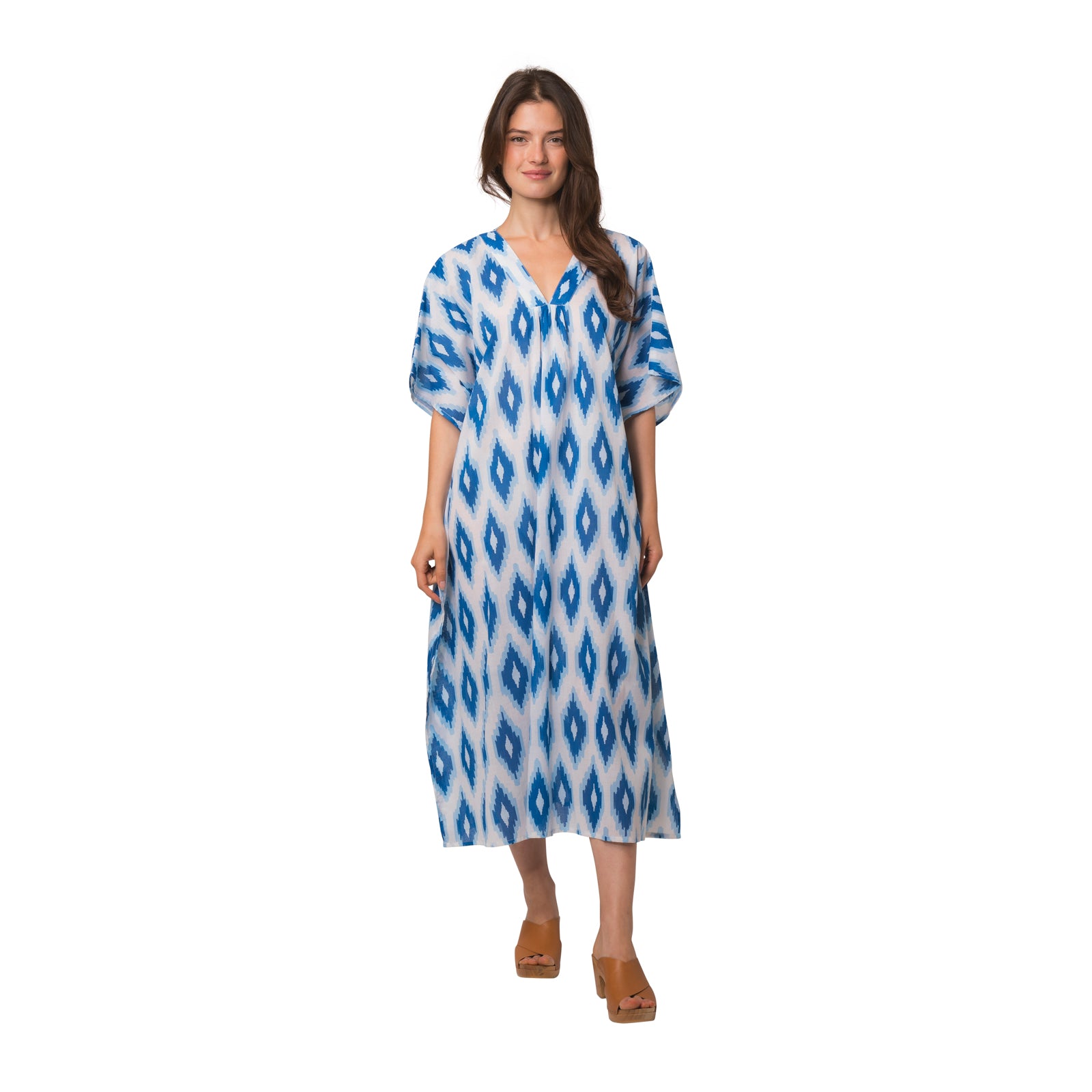 Lou Caftan Komba 100% Coton - Blue BLUE