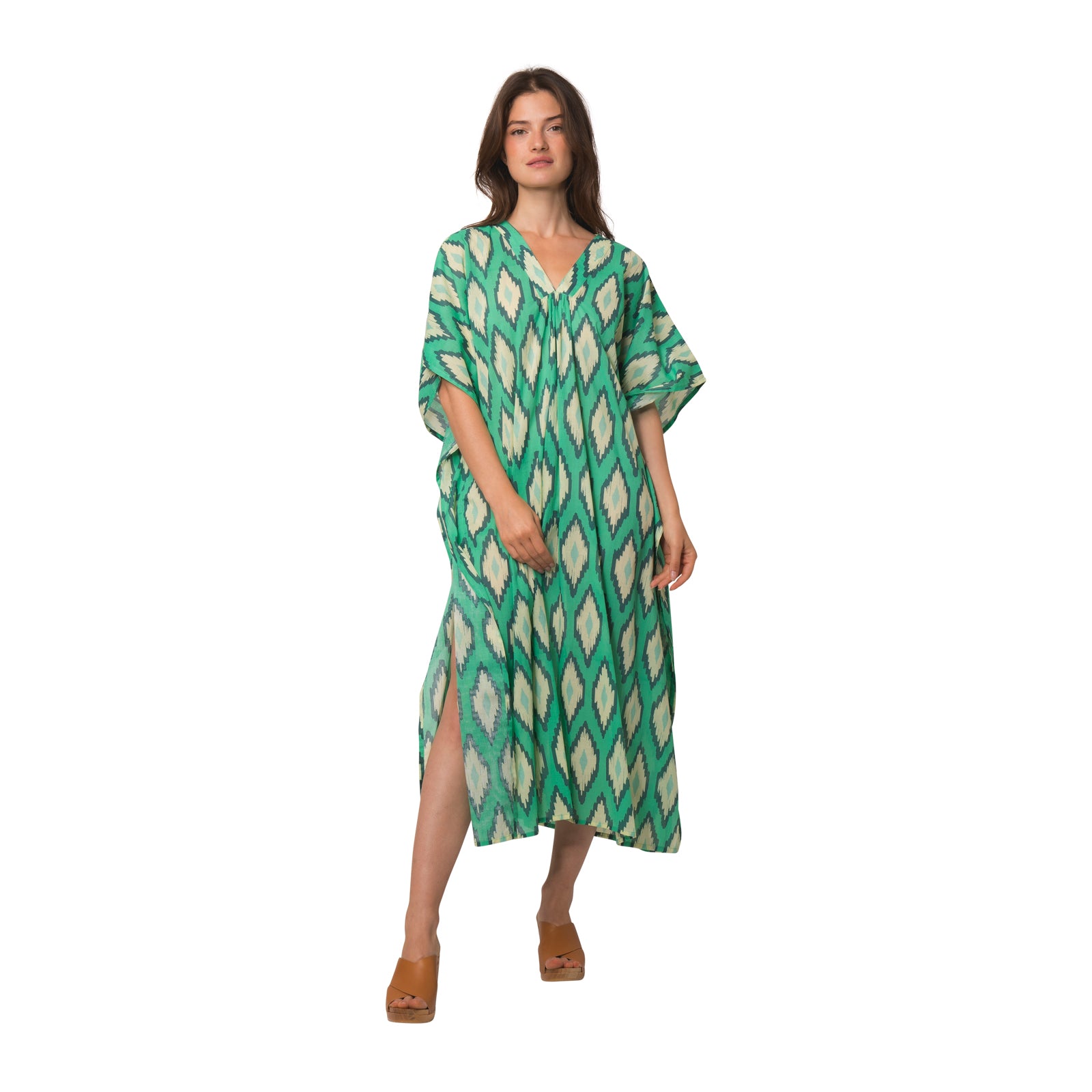 Lou Caftan Komba 100% Coton - Green GREEN