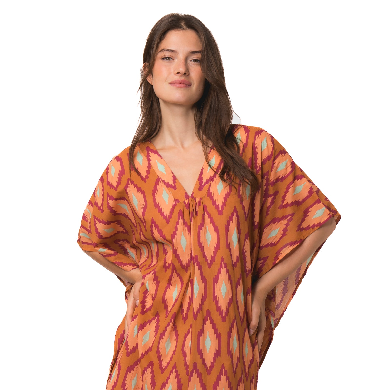 Lou Caftan Komba 100% Coton - Orange ORANGE