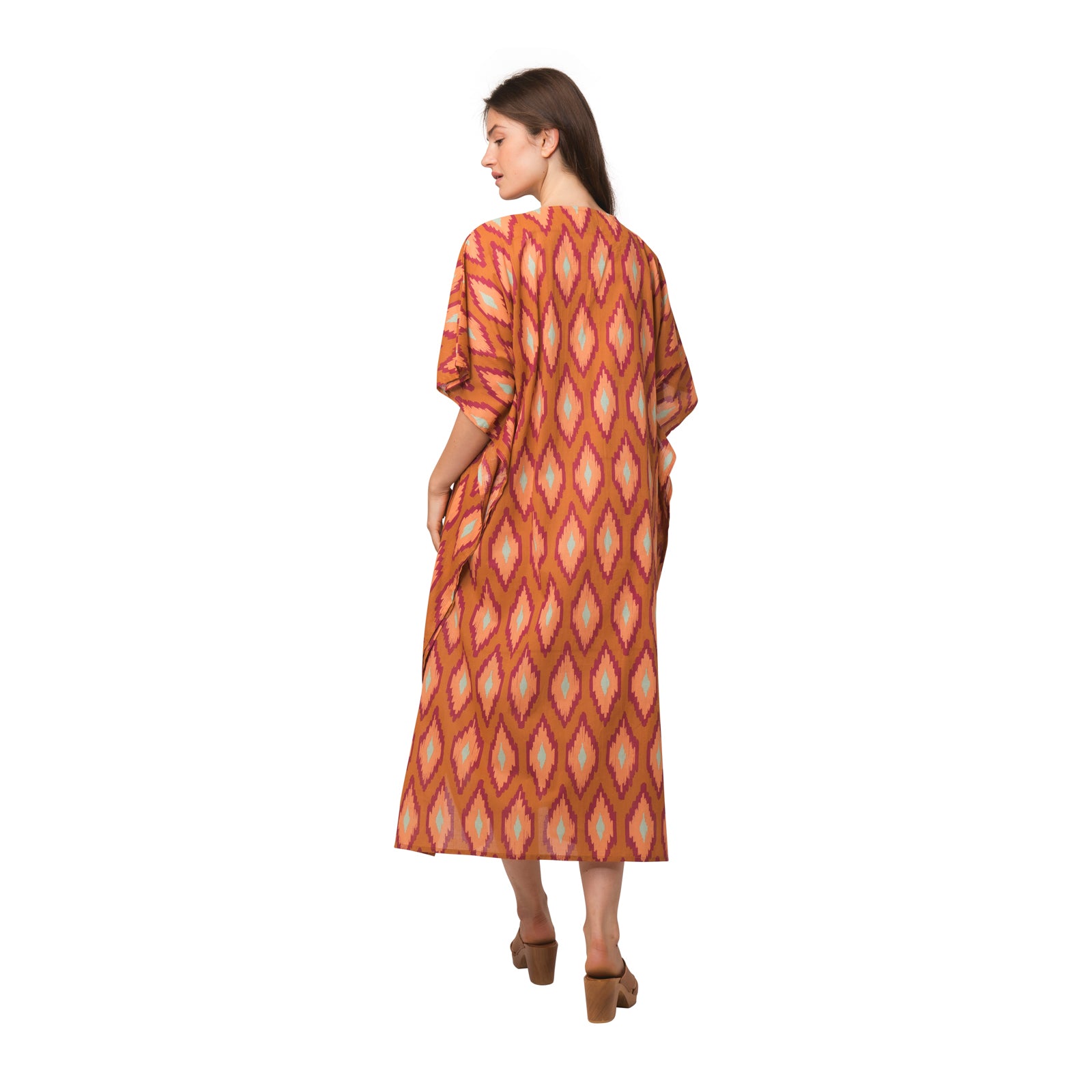 Lou Caftan Komba 100% Coton - Orange ORANGE