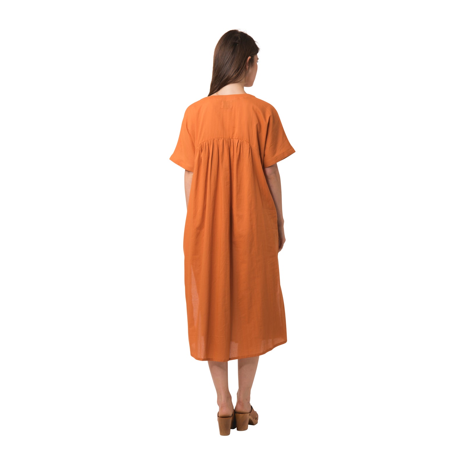 Nuala Dress S.color 100% Coton - Toffee TOFFEE