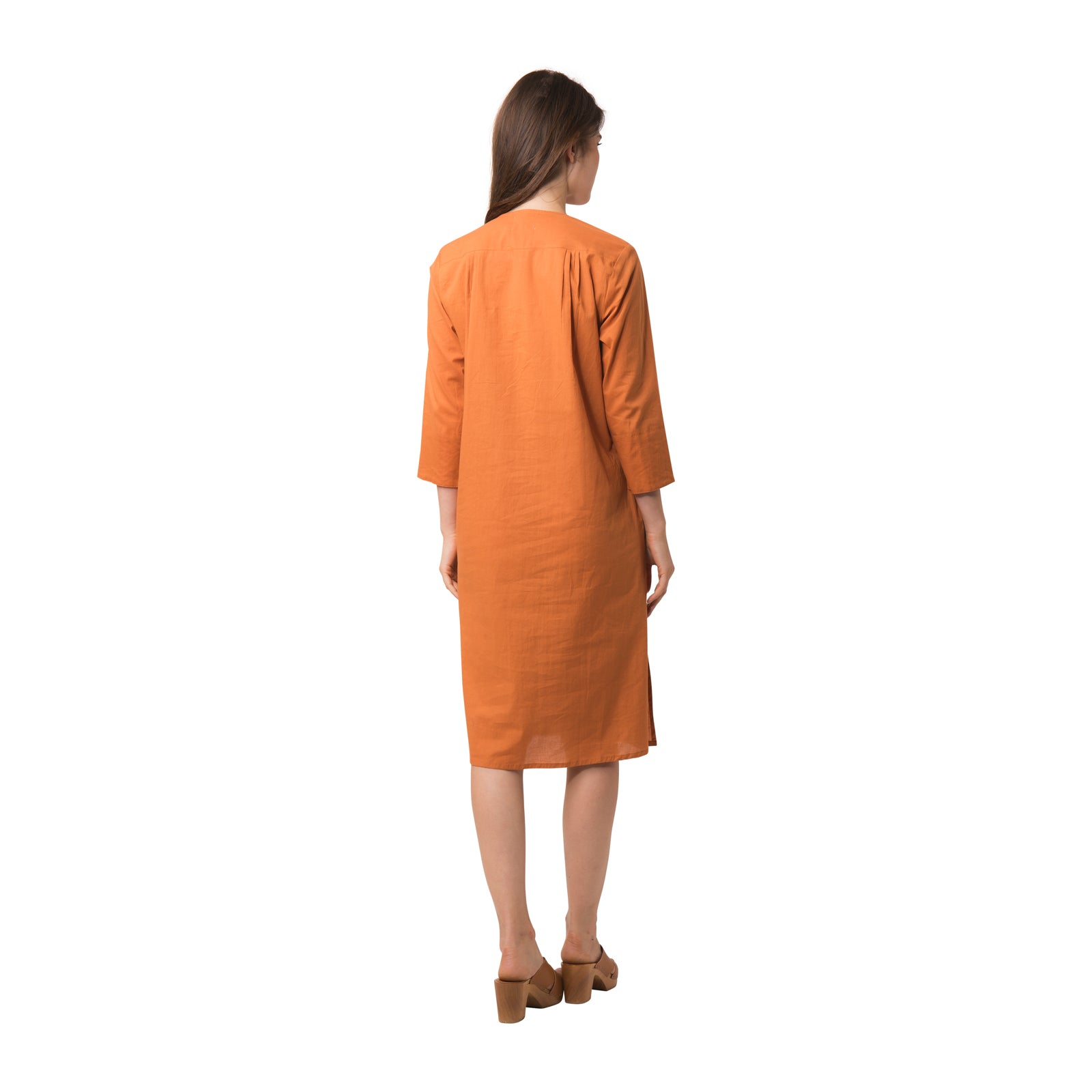 Louisa Dress S.color 100% Coton - Toffee TOFFEE