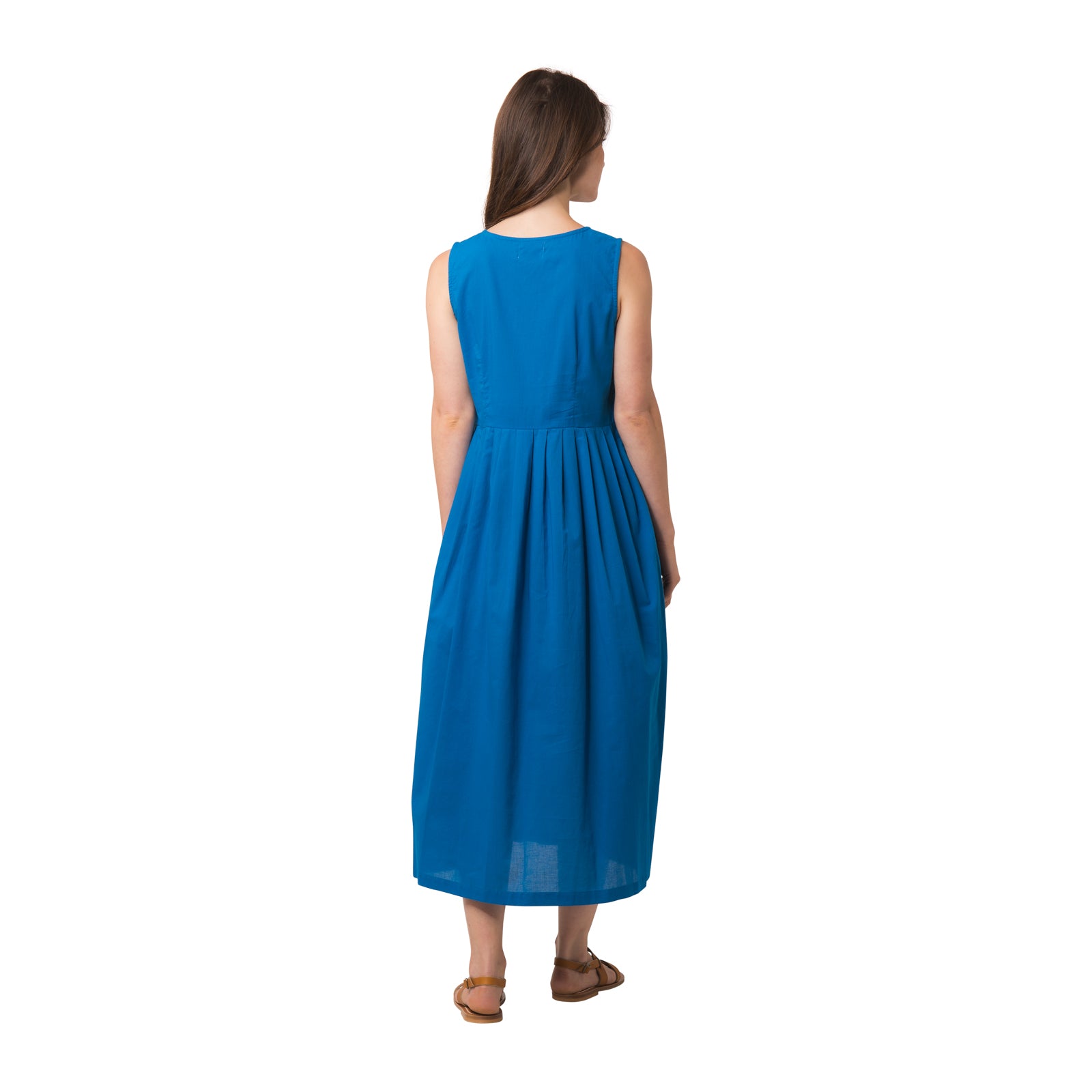 Lise Dress S.color 100% Coton - Blue BLUE