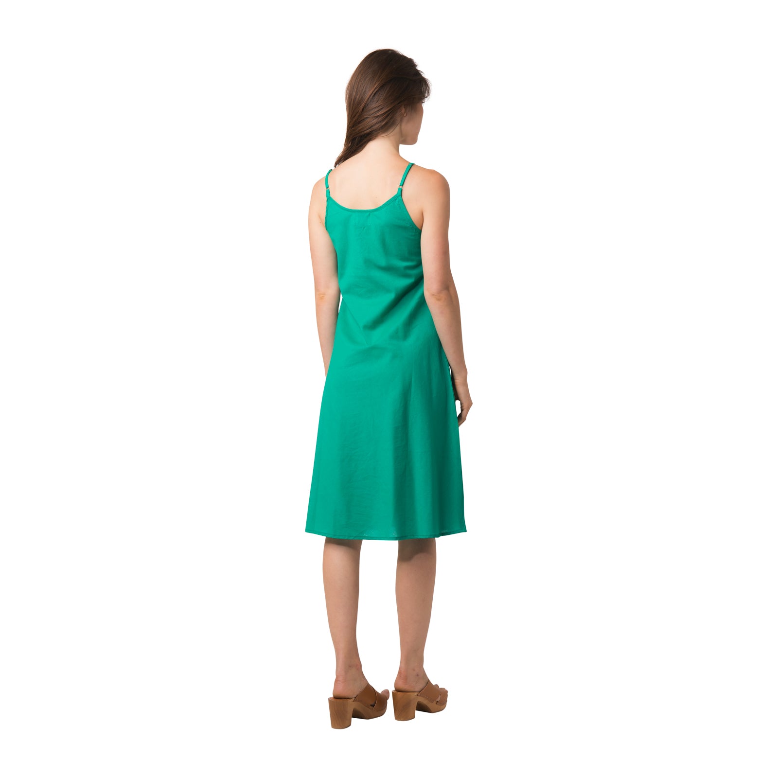 Petticoat Dress S.color 100% Coton - Green GREEN