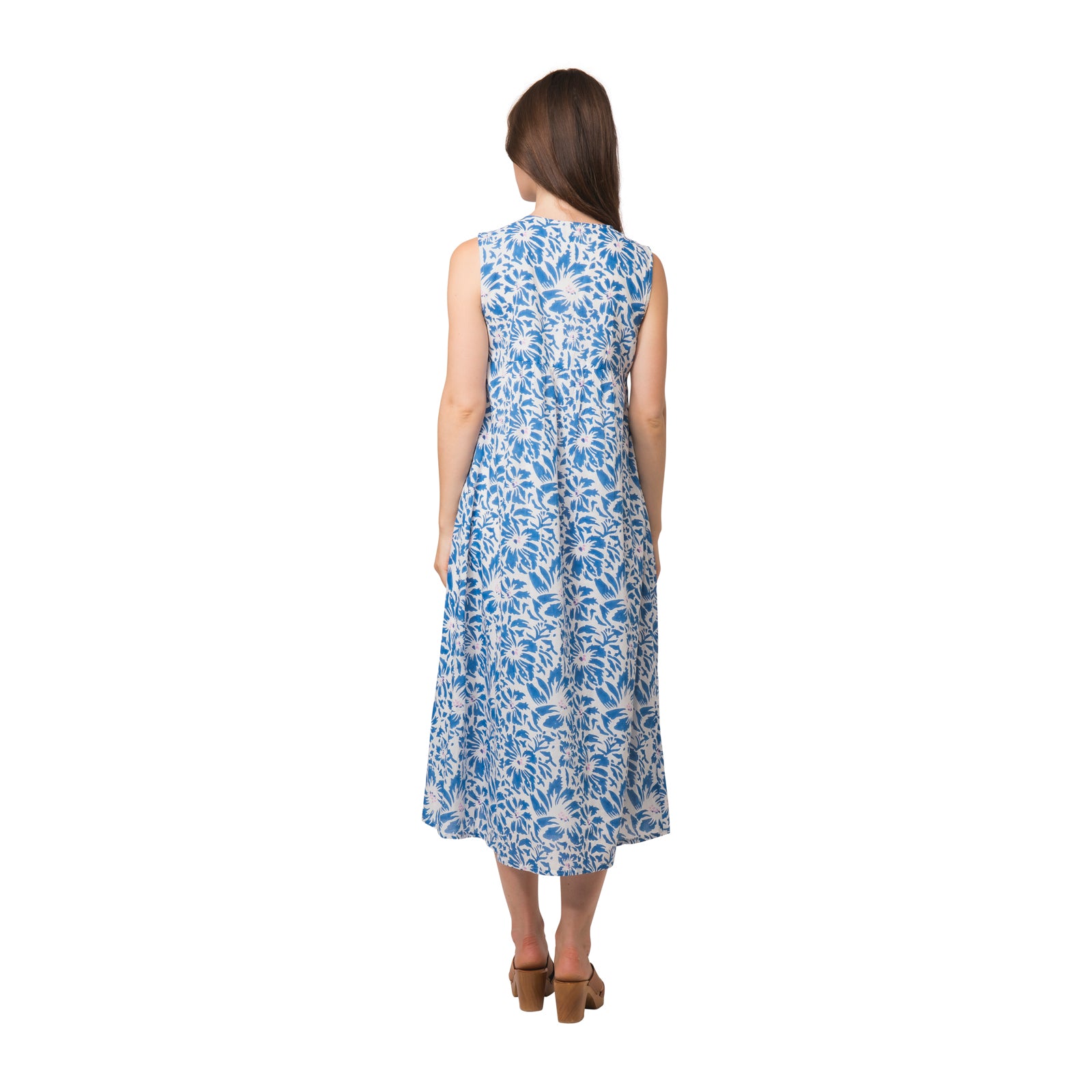 Amy Dress Lily 100% Organic Cotton - Blue BLUE