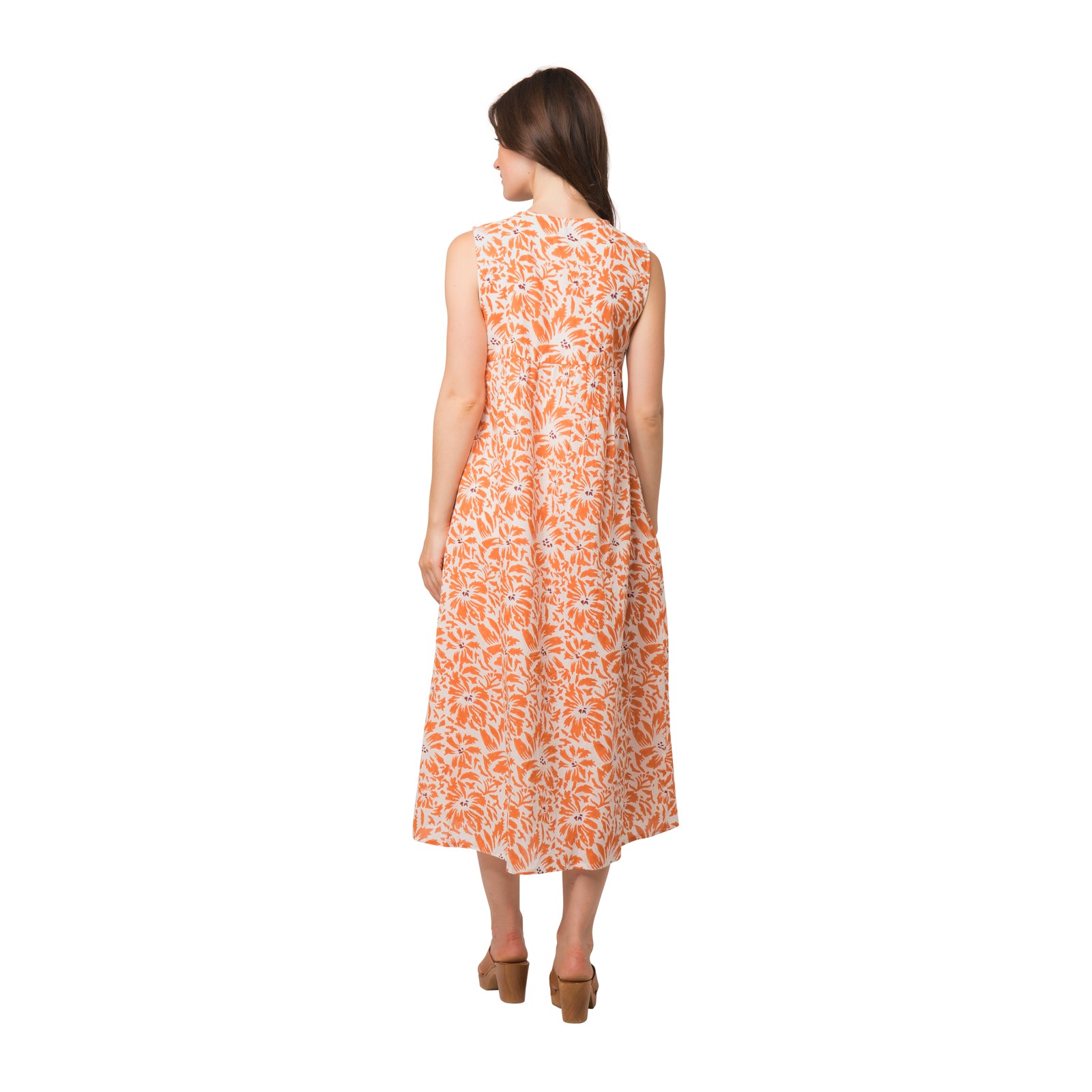 Amy Dress Lily 100% Organic Cotton - Orange ORANGE