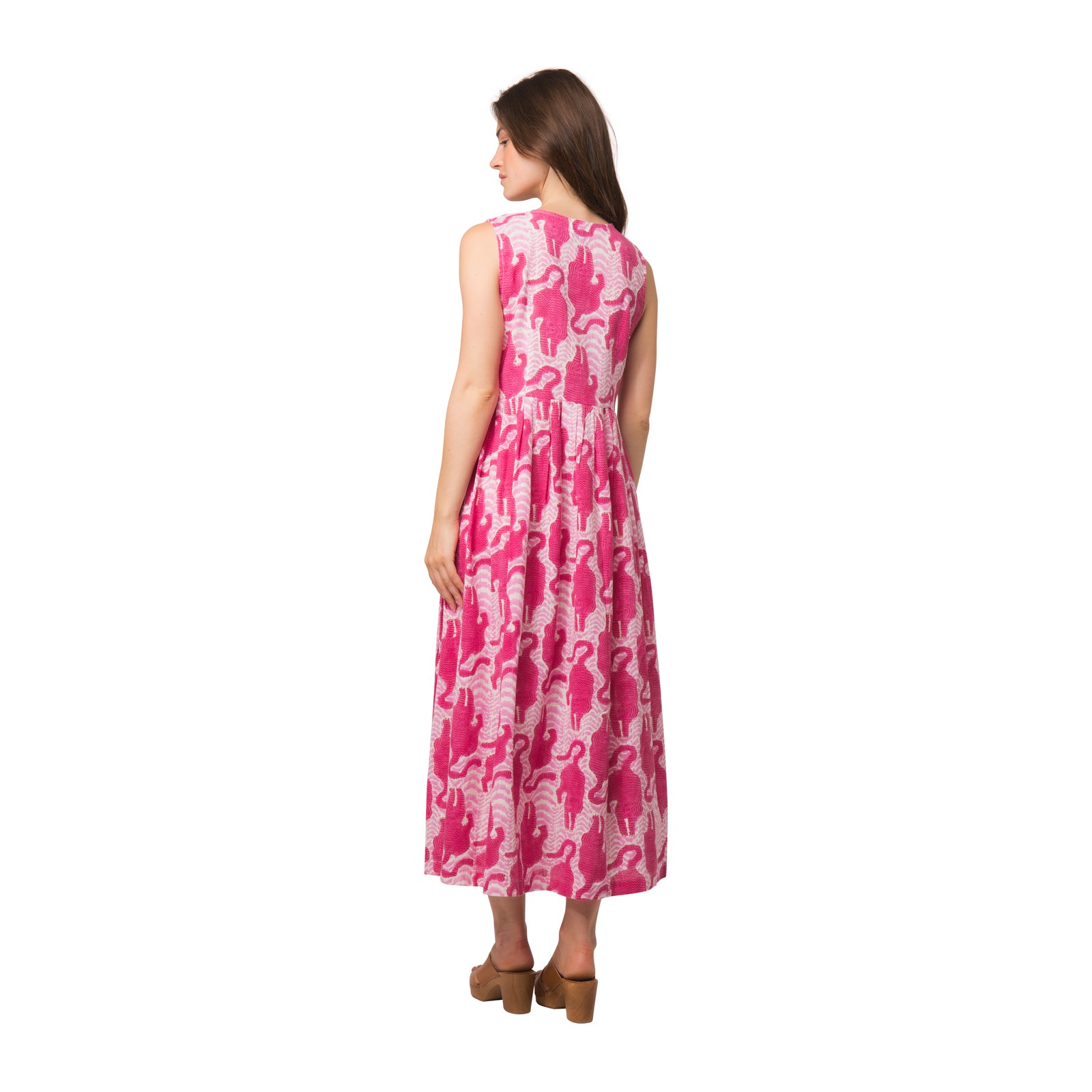 Daphne Dress Tiger 100% Coton Slub - Pink PINK