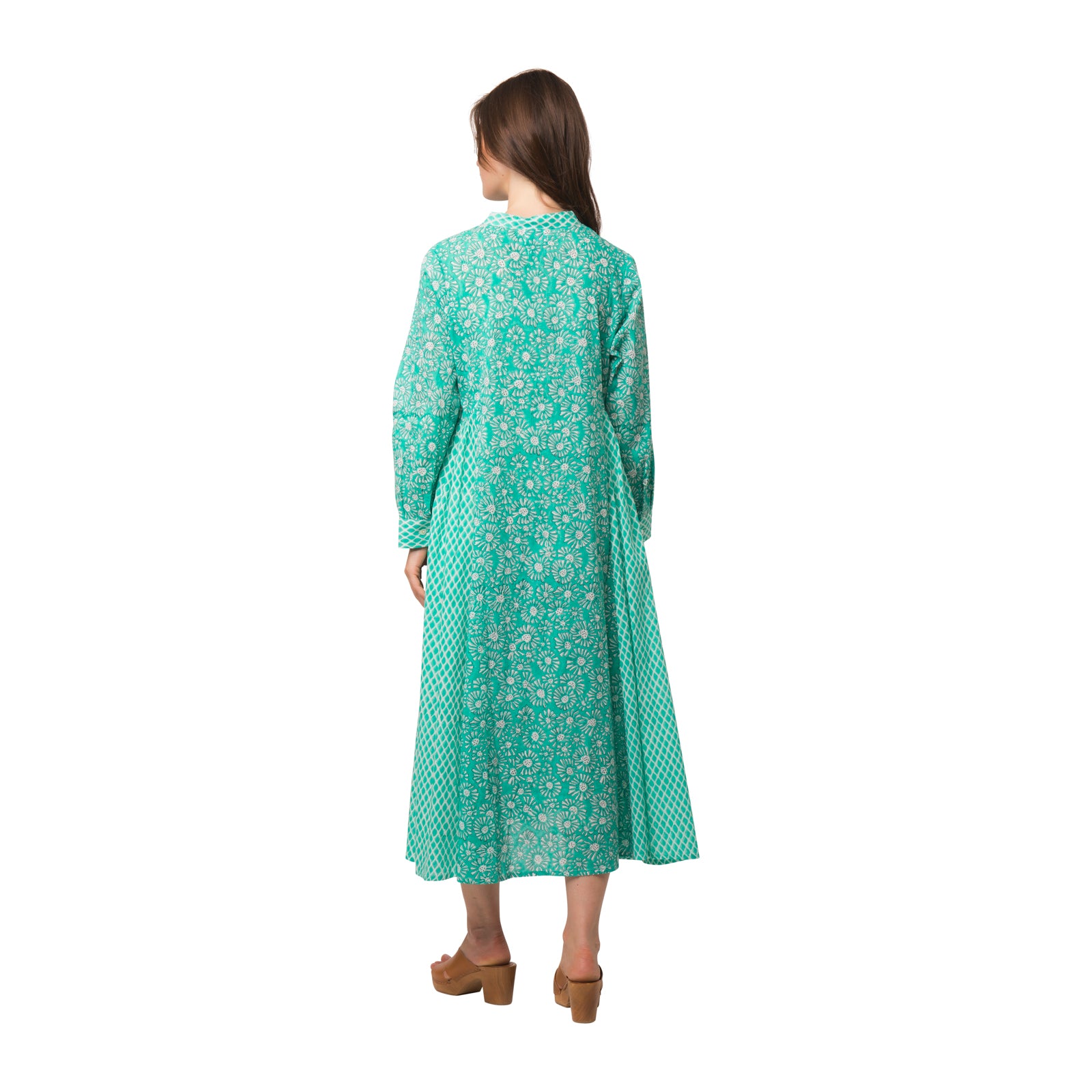 Carolina Dress Aster Cobra 100% Organic Cotton - Green GREEN