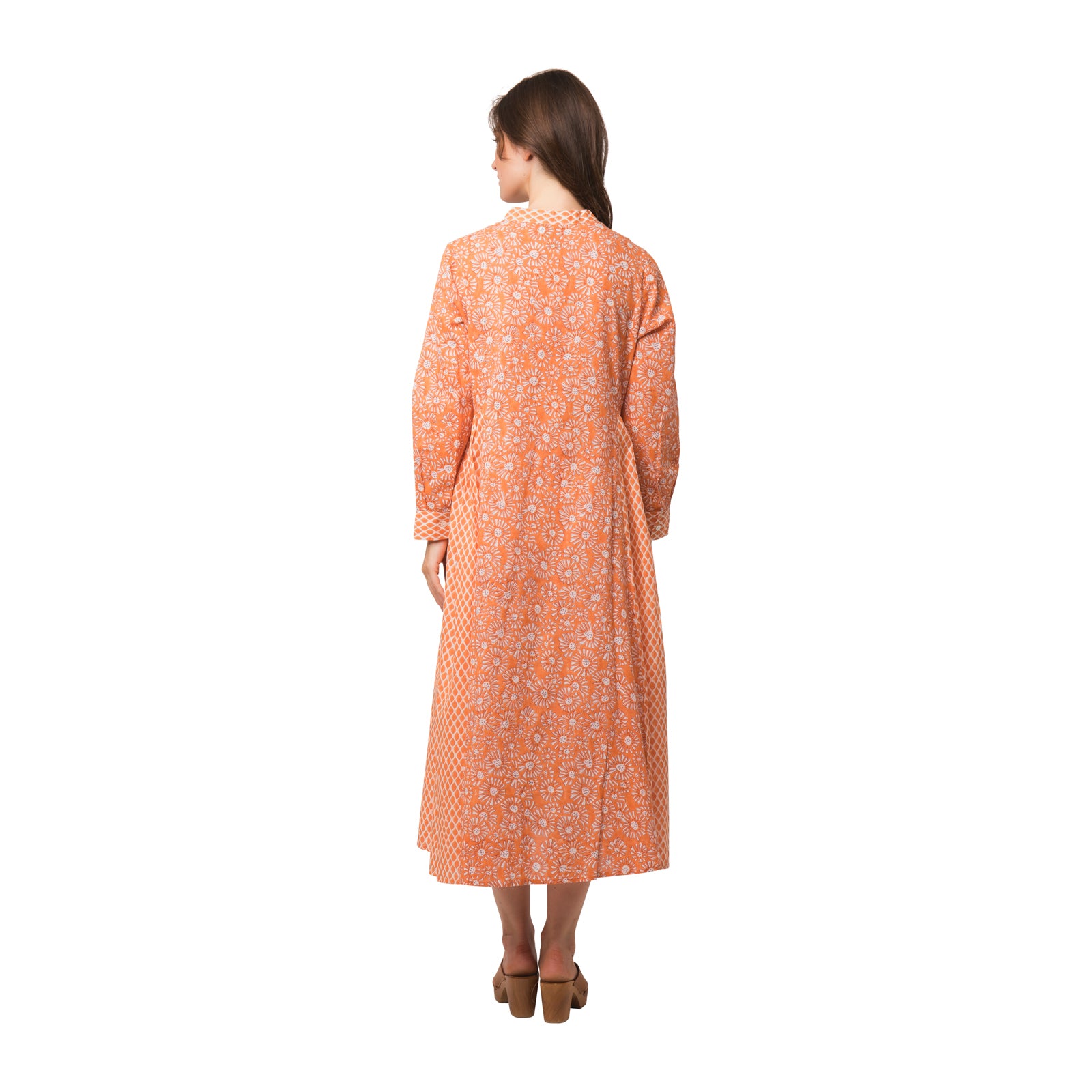 Carolina Dress Aster Cobra 100% Organic Cotton - Orange ORANGE