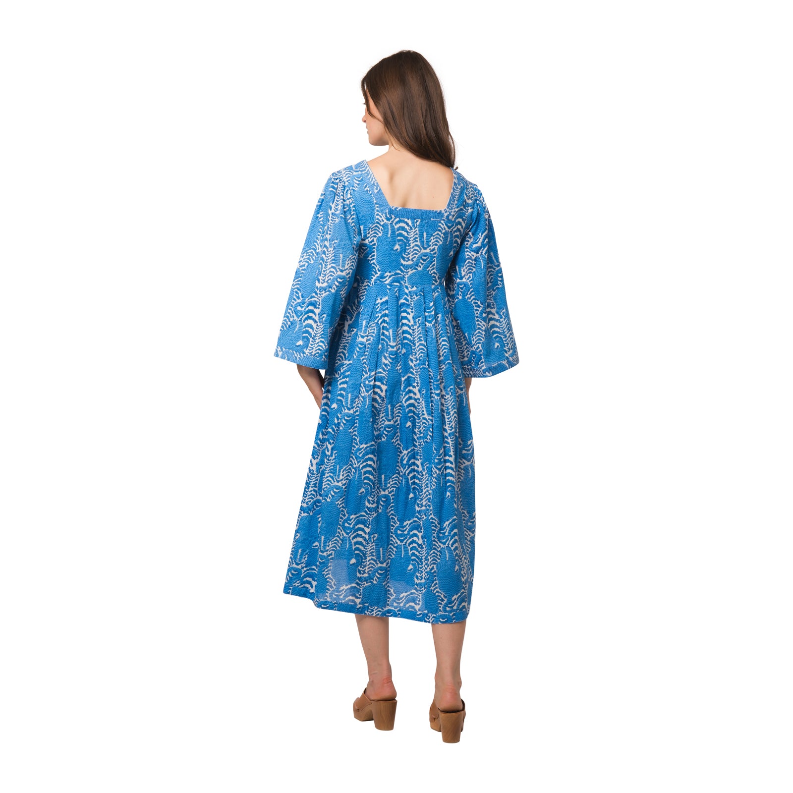 Laura Dress Tiger 100% Organic Cotton - Blue BLUE