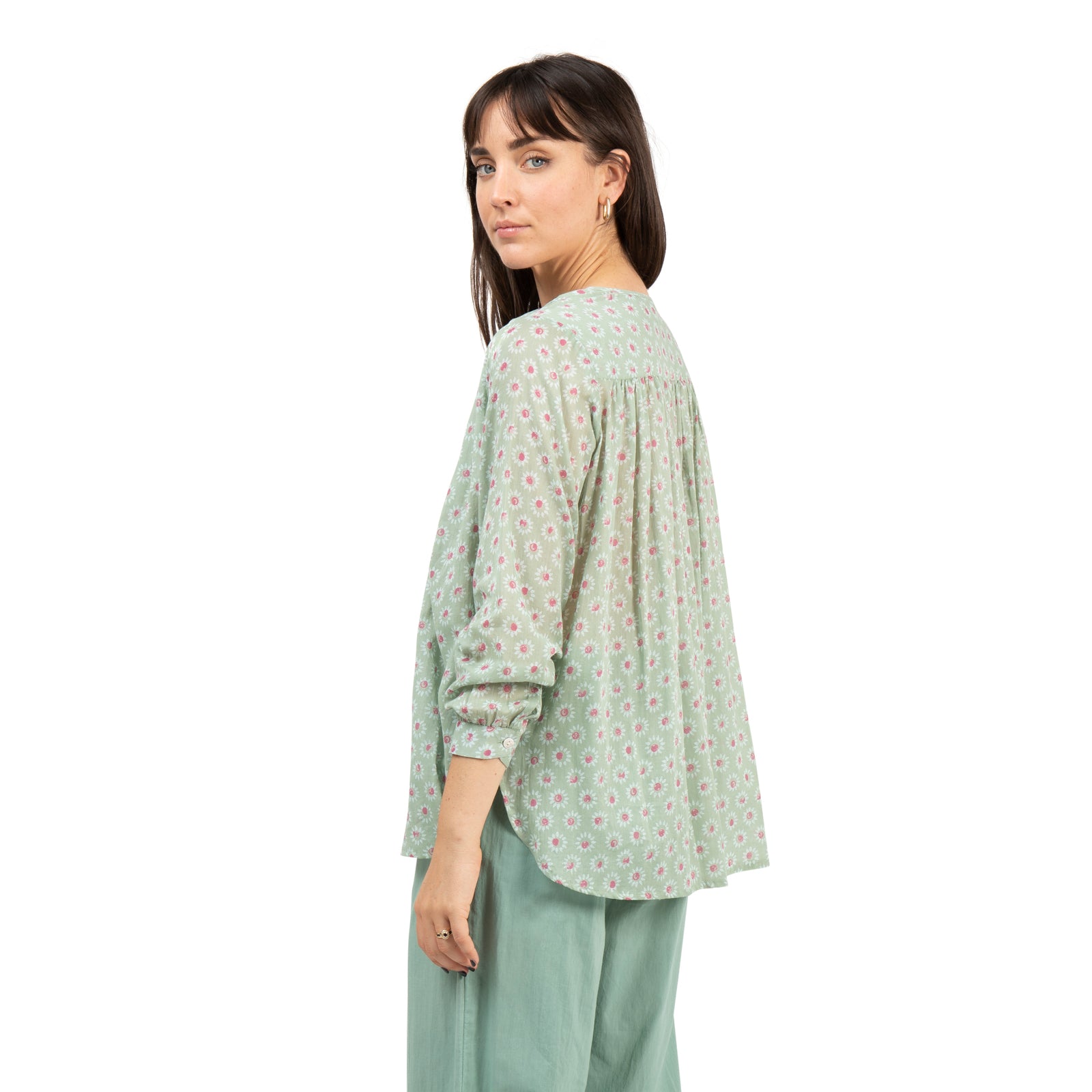 Chloe Shirt Sol 100% Cotton - Green Cottage GREEN COTTAGE