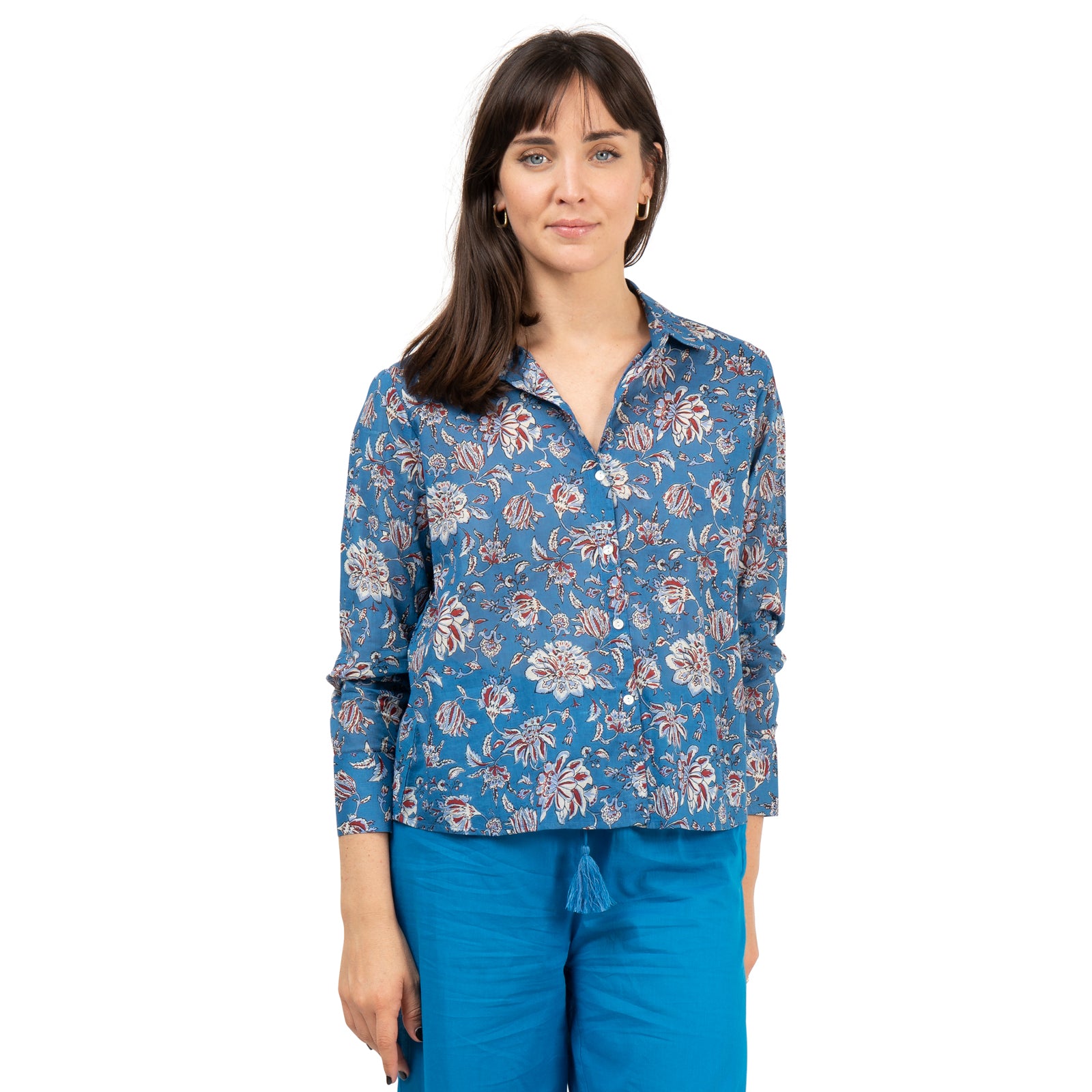 Alka Shirt Grace 100% Cotton - Blue Cruise BLUE CRUISE