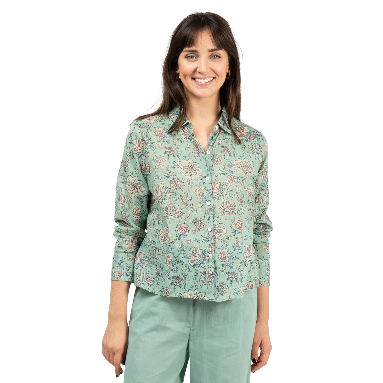 Alka Shirt Grace 100% Cotton - Green Cottage GREEN COTTAGE