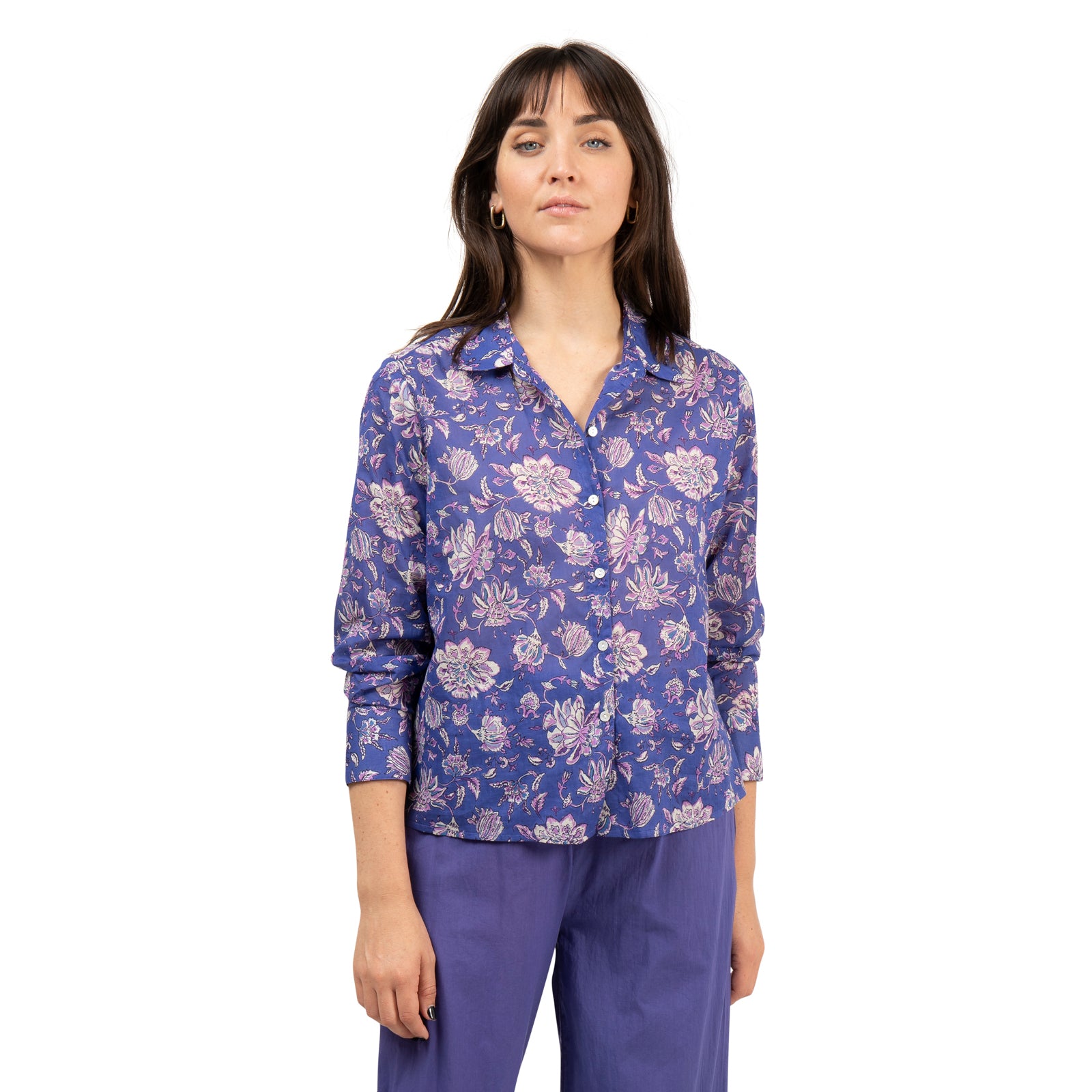 Alka Shirt Grace 100% Cotton - Purple Hippy PURPLE HIPPY