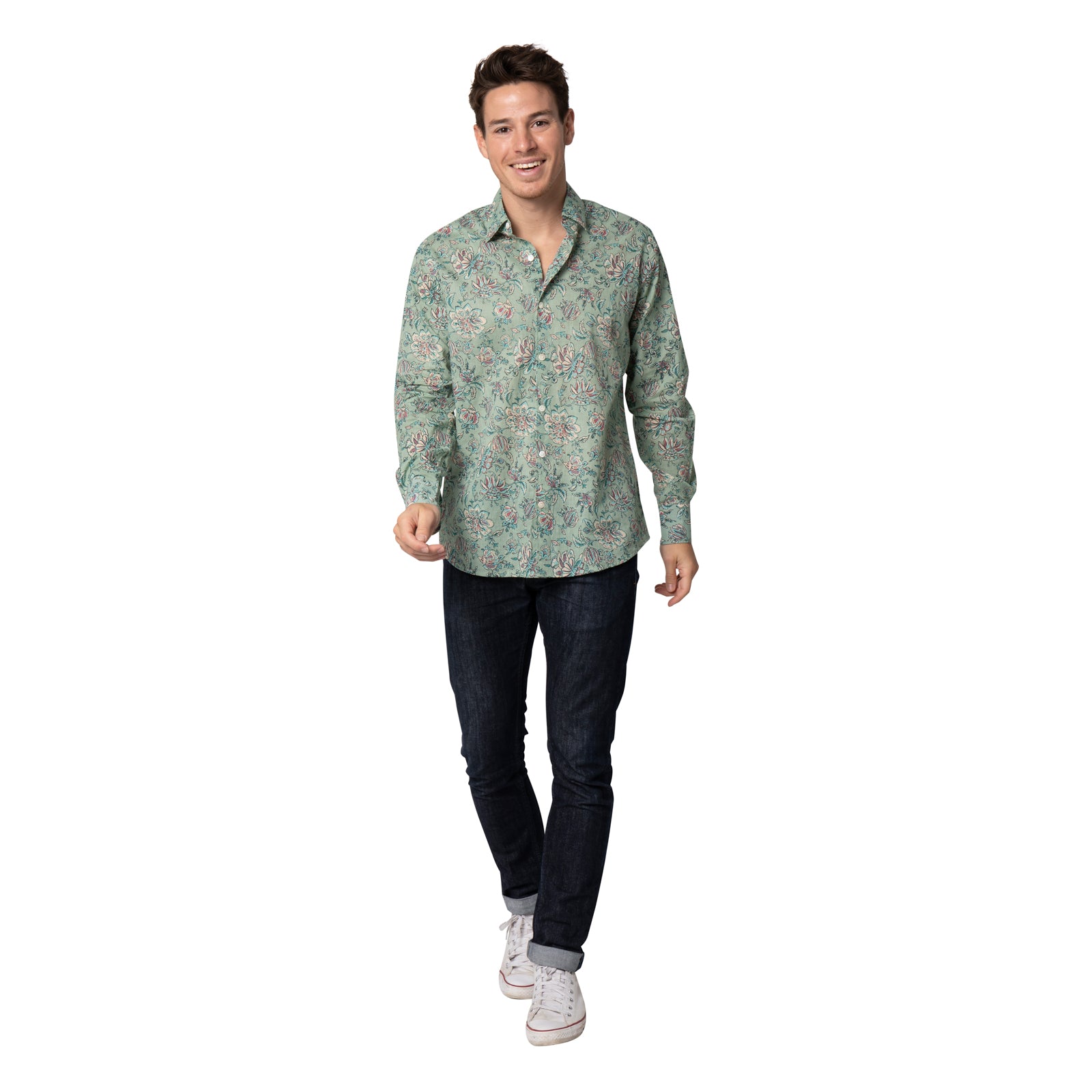 Man Shirt Grace 100% Cotton - Green Cottage GREEN COTTAGE