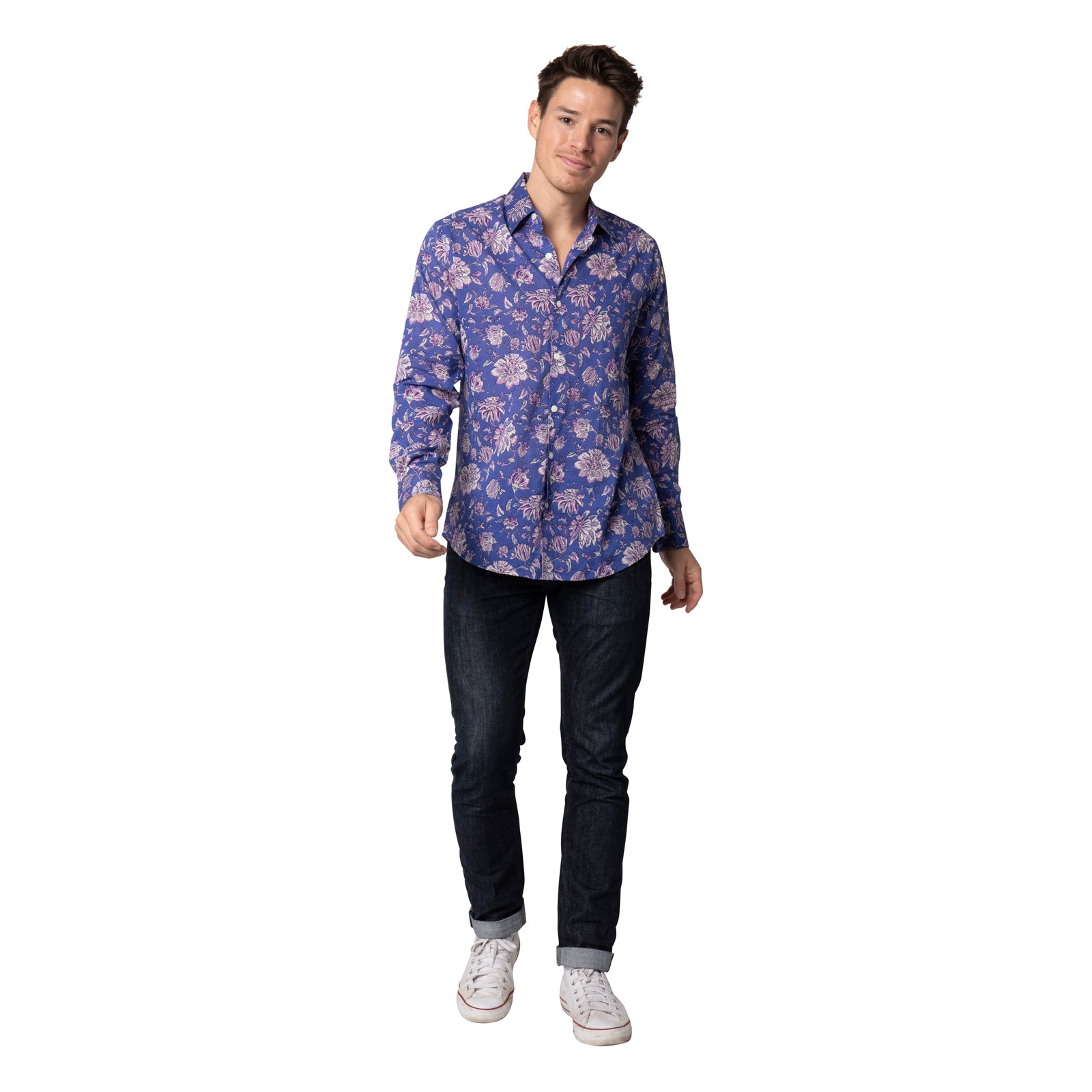 Man Shirt Grace 100% Cotton - Purple Hippy PURPLE HIPPY