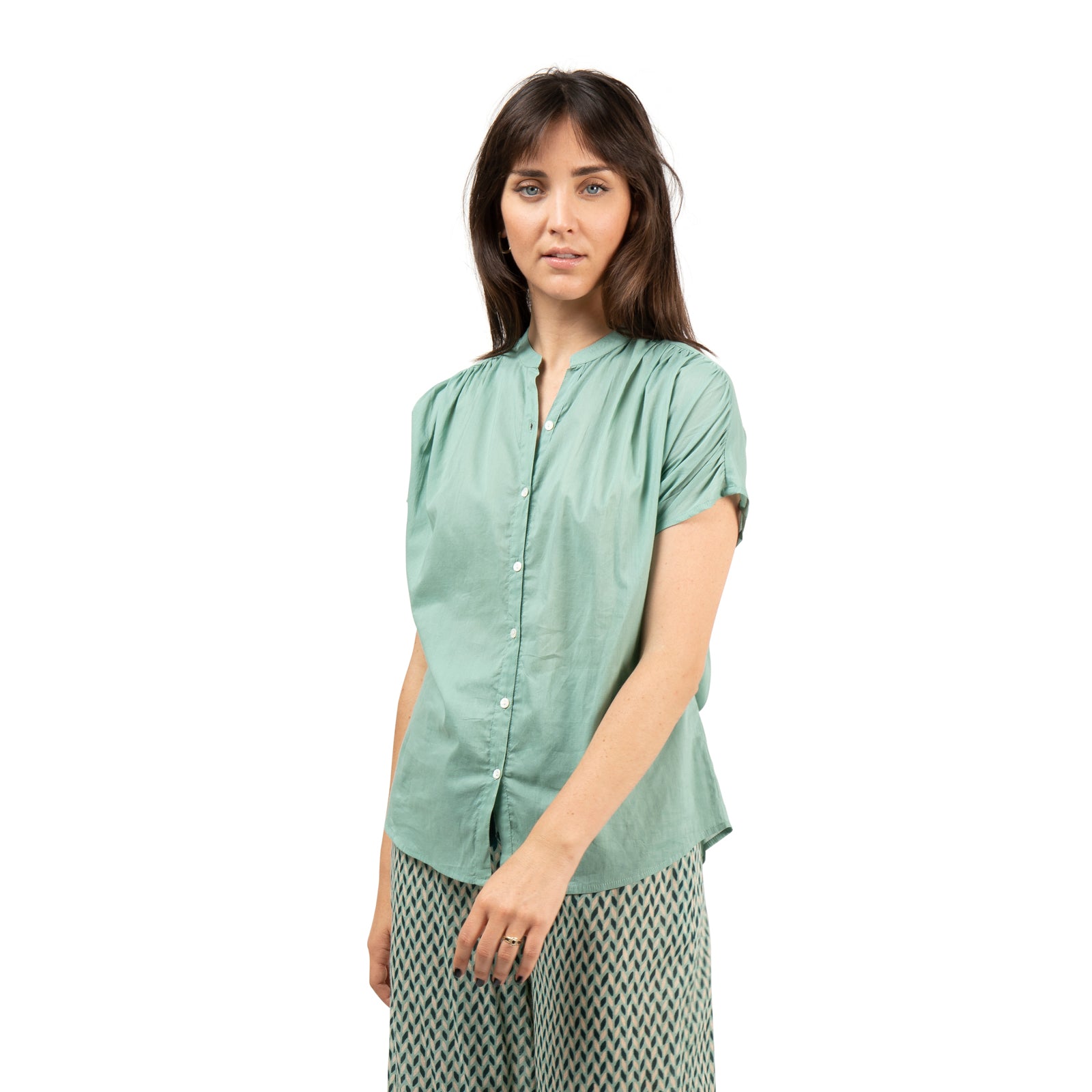 Azale Top 100% Cotton - Green GREEN