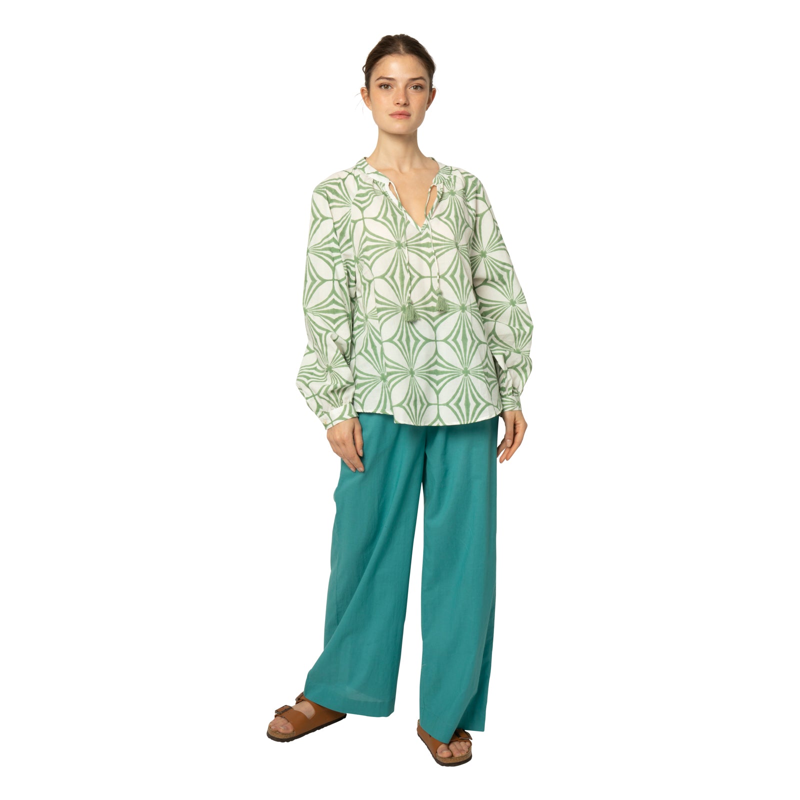 Marlene Top Maha 100% Organic Cotton - Green GREEN