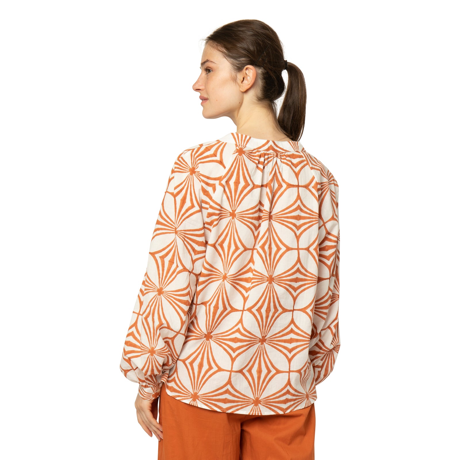 Marlene Top Maha 100% Organic Cotton - Terra Cotta TERRA COTTA