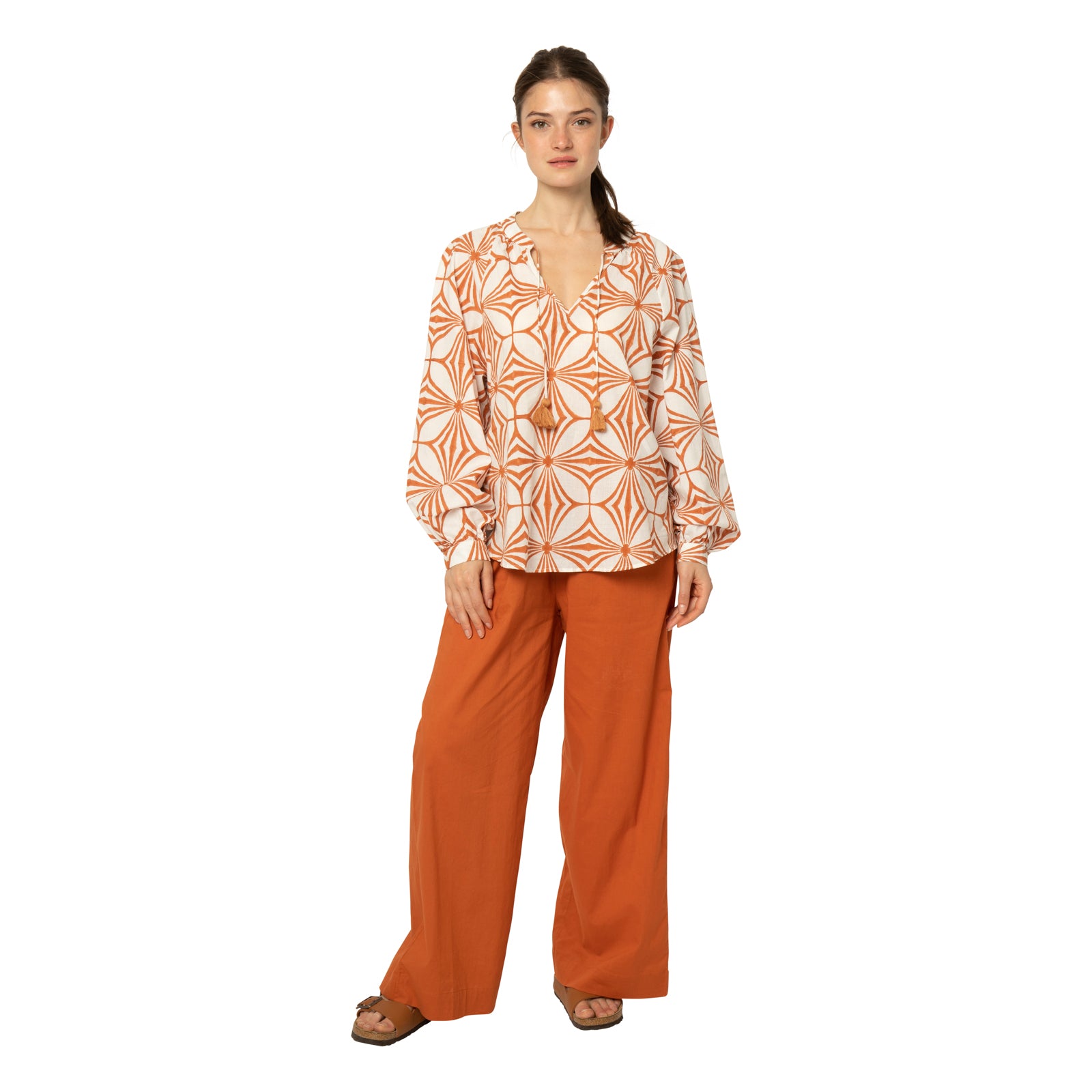 Marlene Top Maha 100% Organic Cotton - Terra Cotta TERRA COTTA