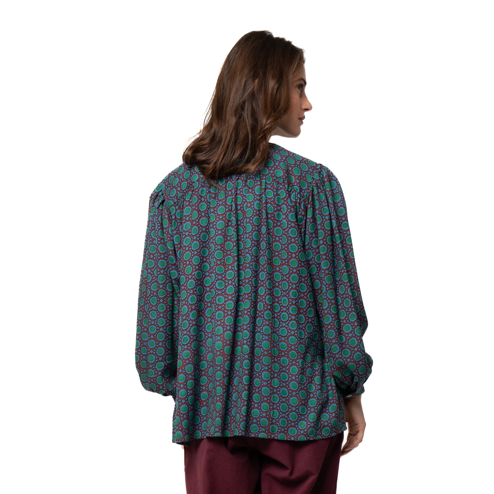 Nanou Top Dots  - Green GREEN