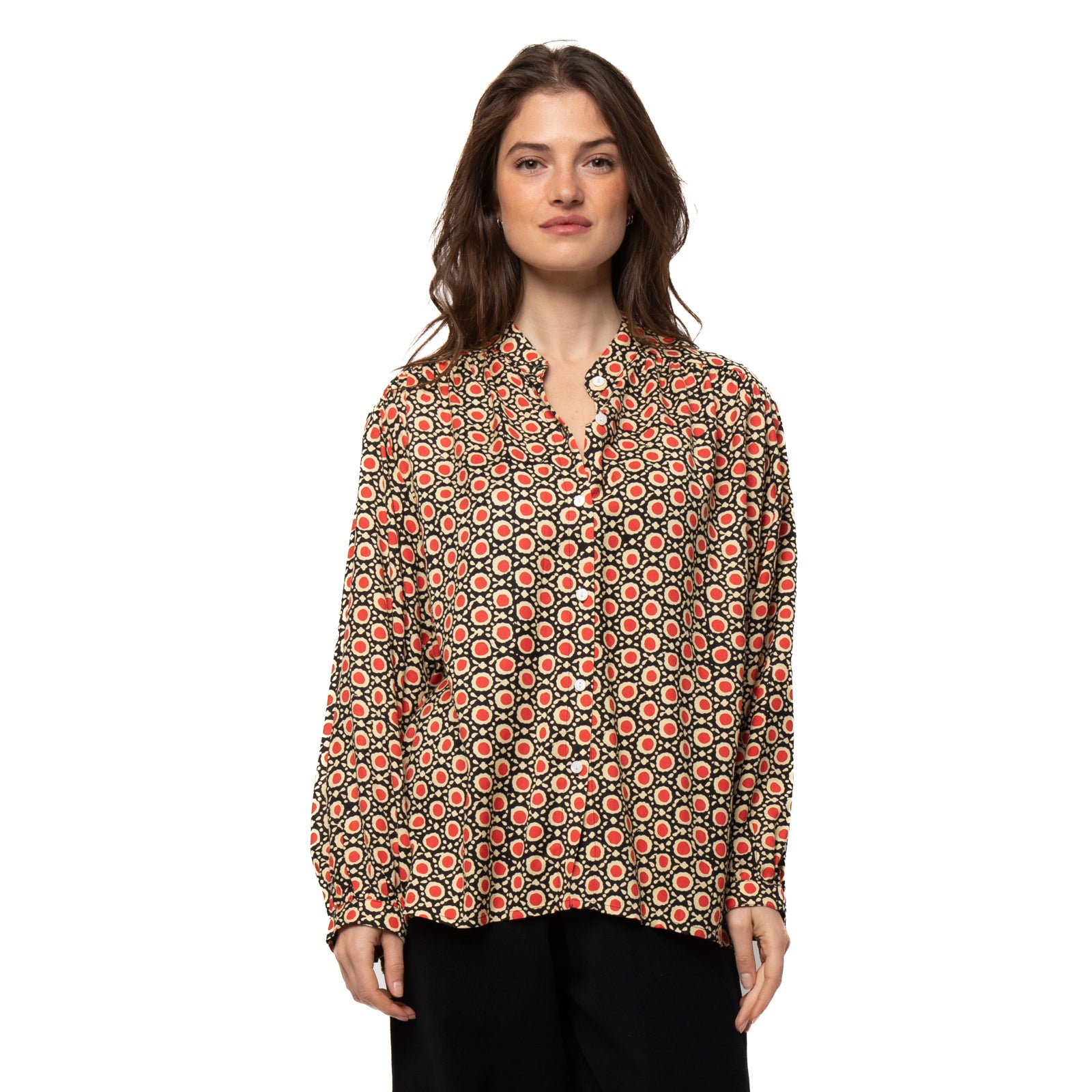 Nanou Top Dots  - Red RED