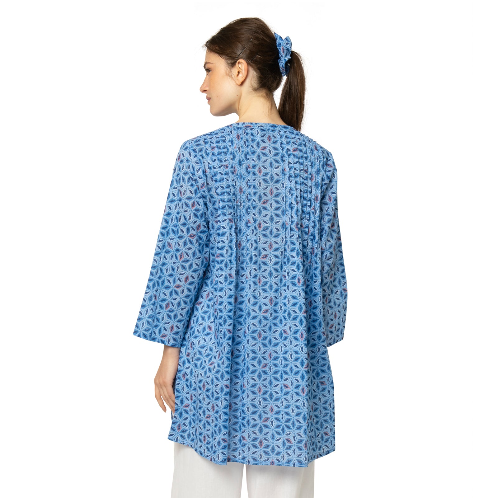 Anita Tunic Starflower 100% Coton - Blue BLUE