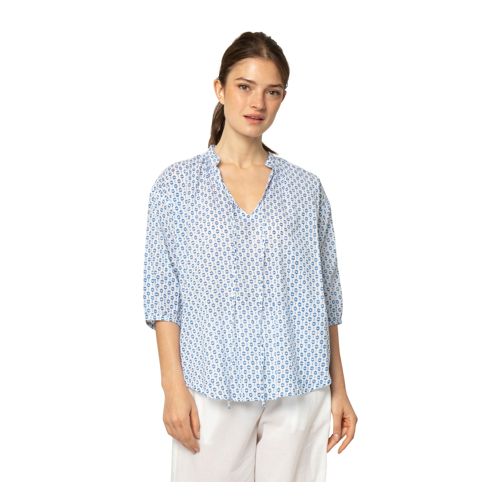 Maia Top Baori 100% Coton - Blue BLUE