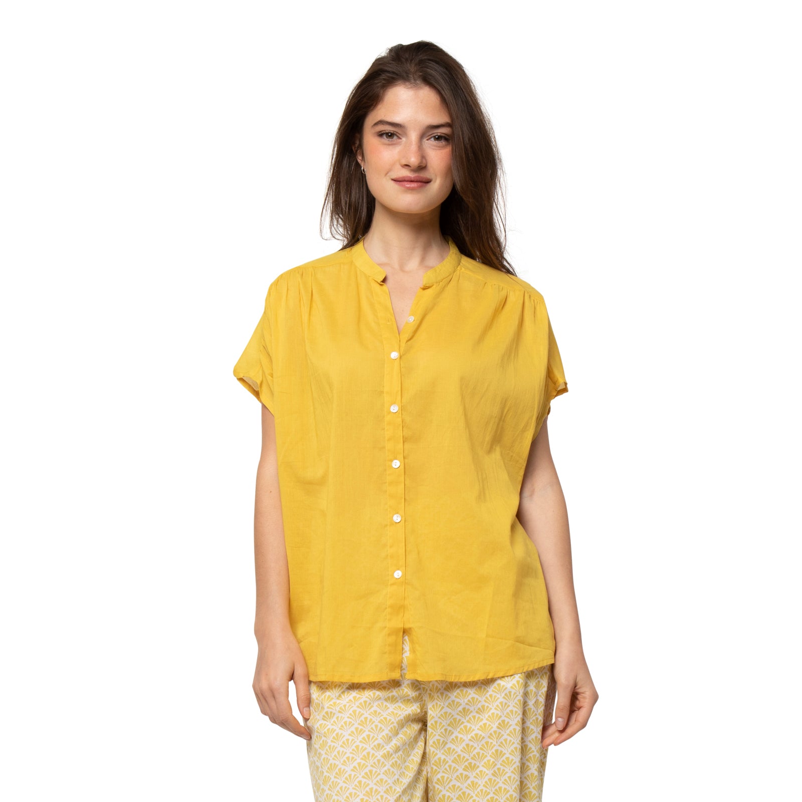 Azale Top 100% Coton - Ochre OCHRE