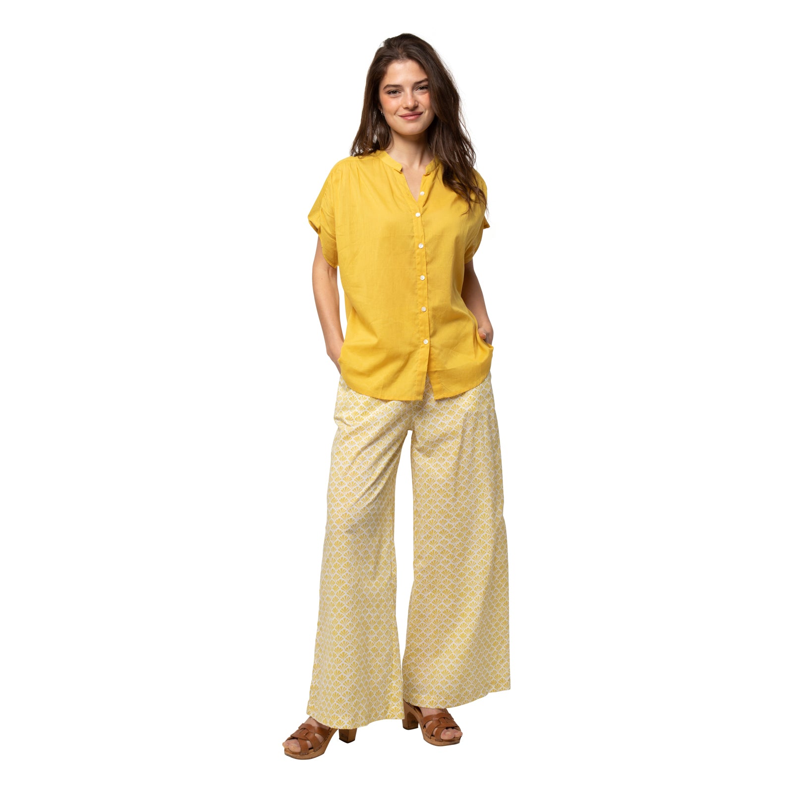 Azale Top 100% Coton - Ochre OCHRE