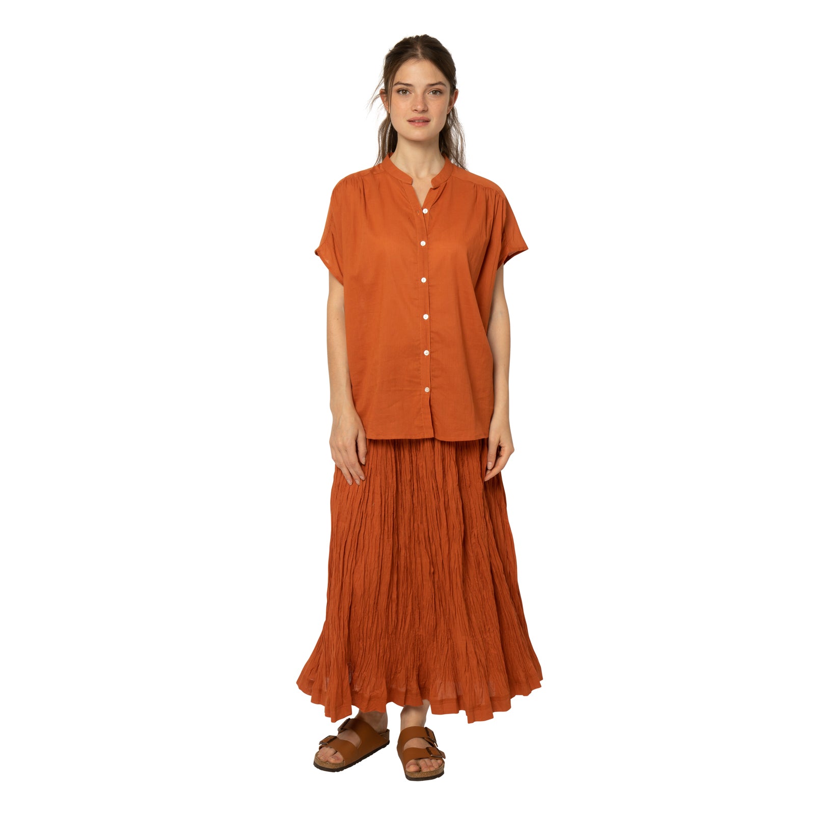 Azale Top 100% Coton - Terracotta TERRACOTTA