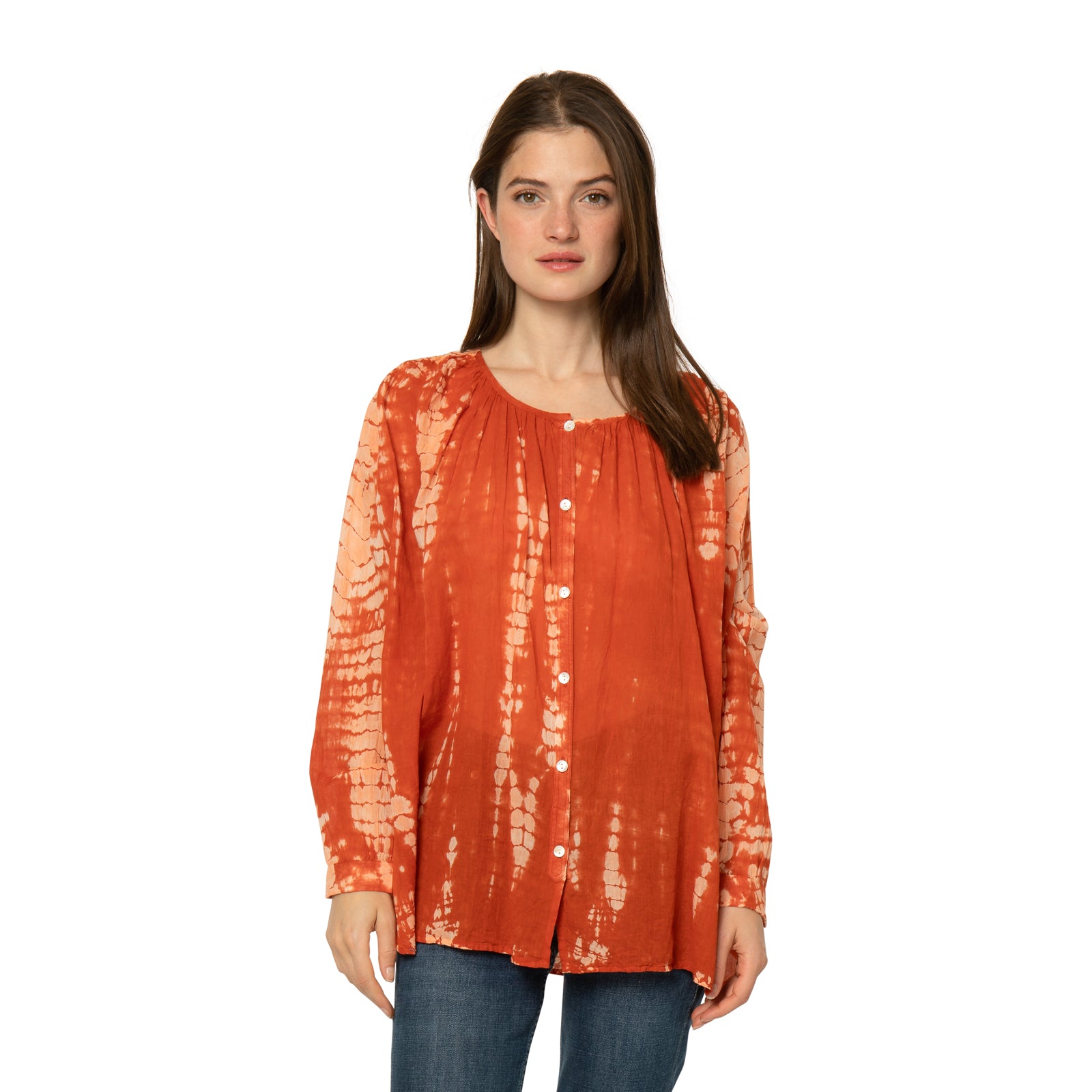 Chloe Shirt T&d 100% Cotton - Terracotta TERRACOTTA