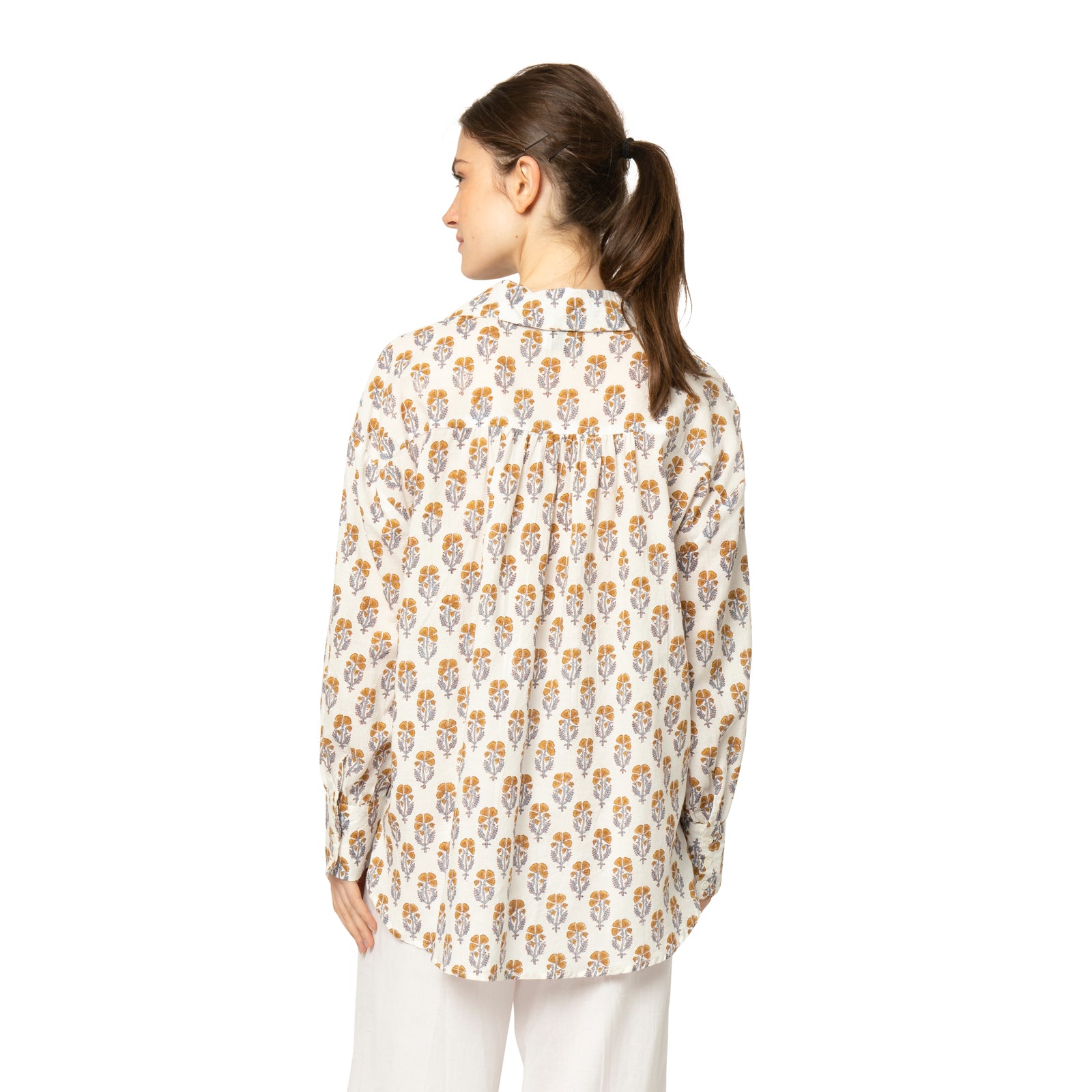 Lucy Shirt Rani 100% Organic Cotton - Ochre OCHRE