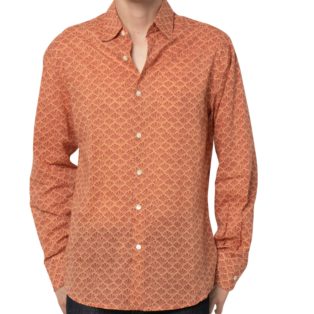 Lady Shirt Peacock 100% Cotton - Orange ORANGE