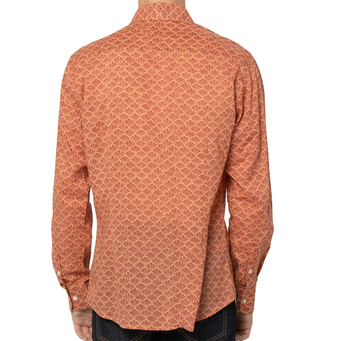 Lady Shirt Peacock 100% Cotton - Orange ORANGE