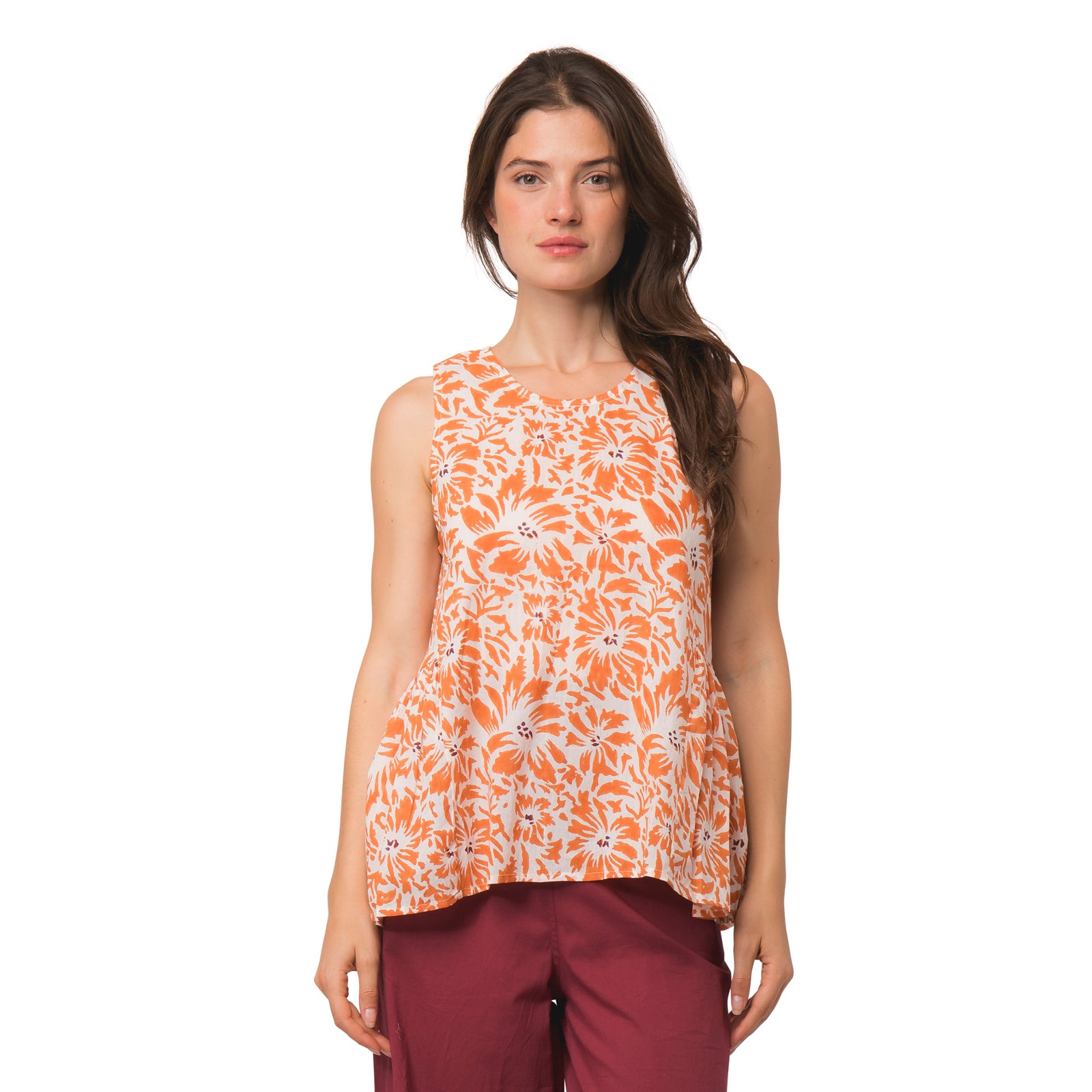 Maya Top Lily 100% Organic Cotton - Orange ORANGE