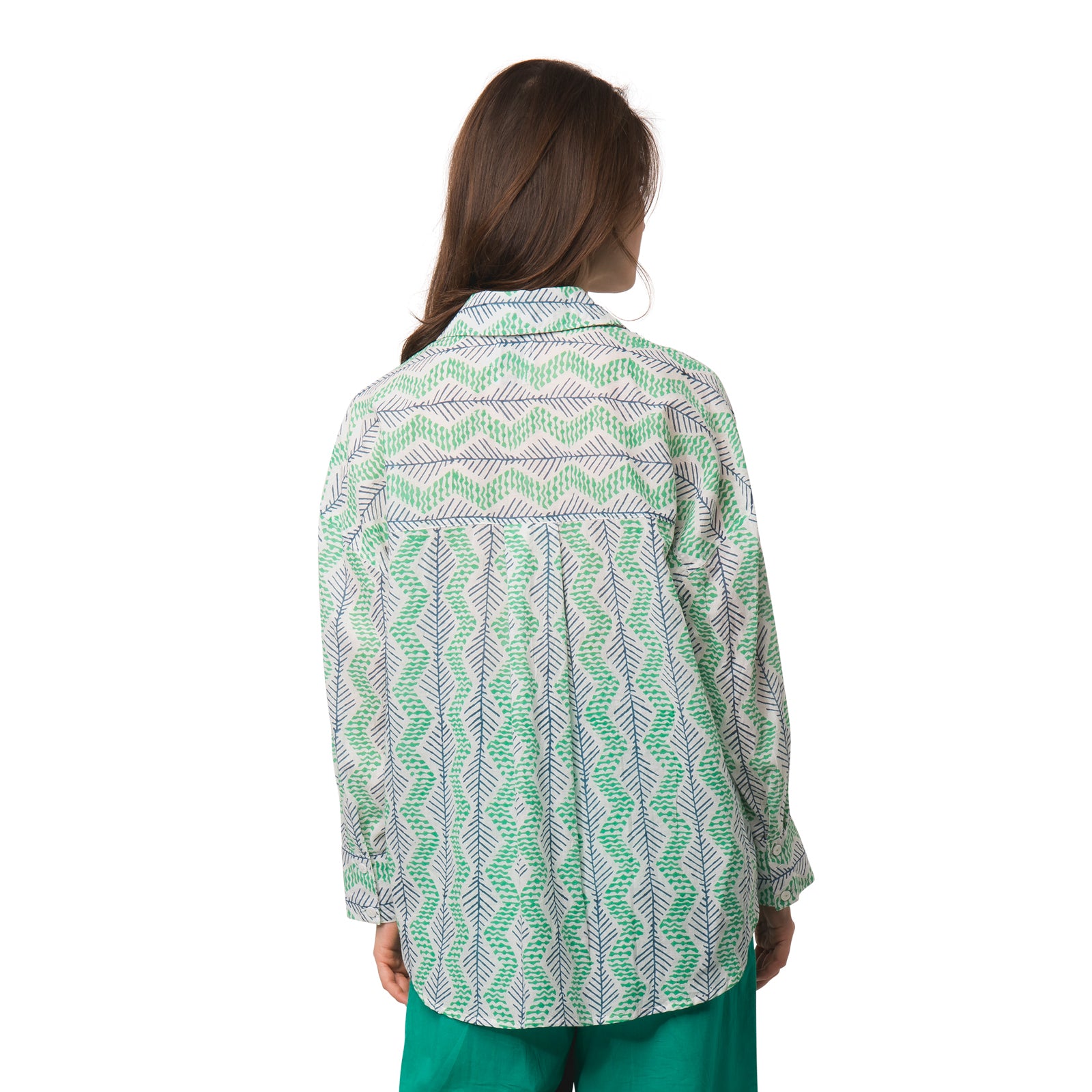 Melissa Shirt Zanzibar 100% Organic Cotton - Green GREEN