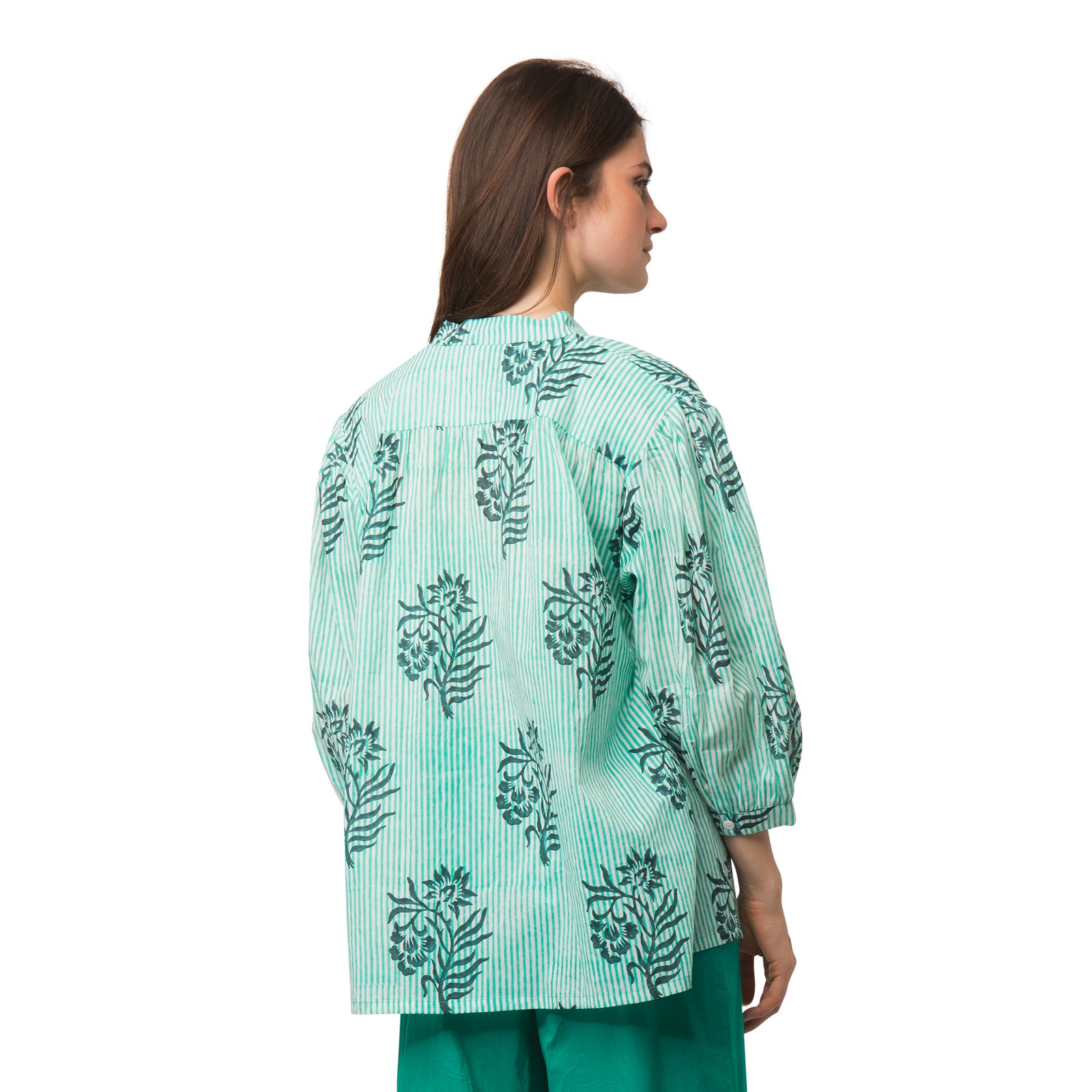 Maud Shirt Cruise 100% Organic Cotton - Green GREEN