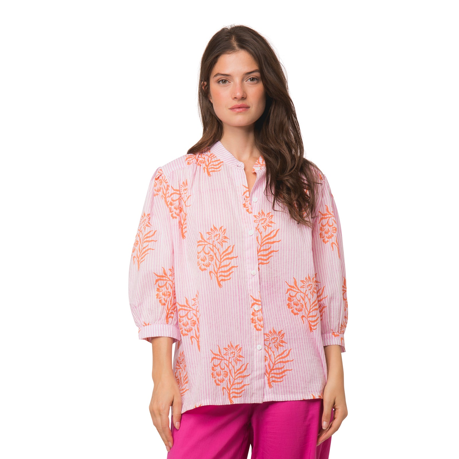 Maud Shirt Cruise 100% Organic Cotton - Pink PINK