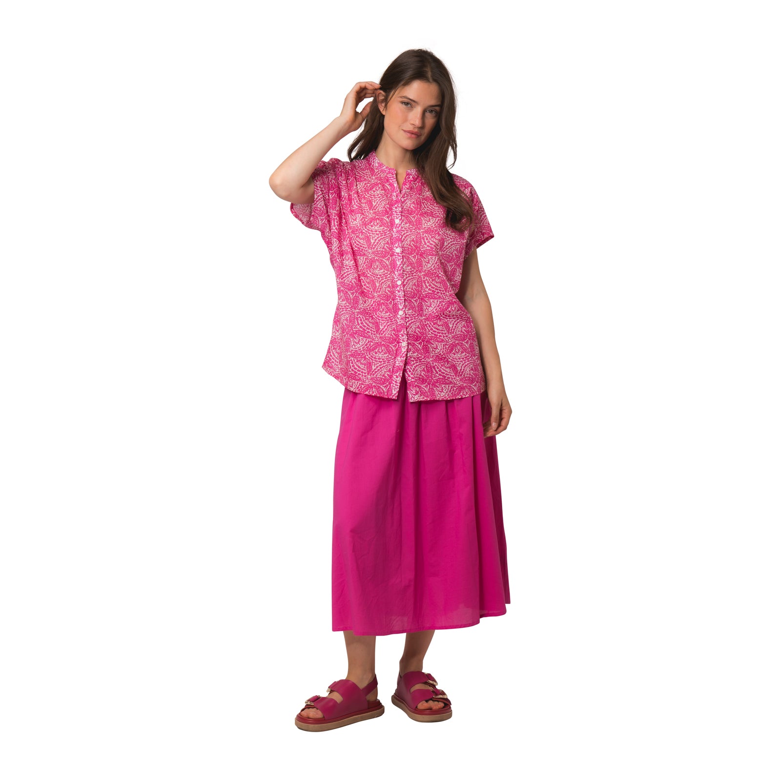 Azale Top Iranja 100% Coton - Pink PINK