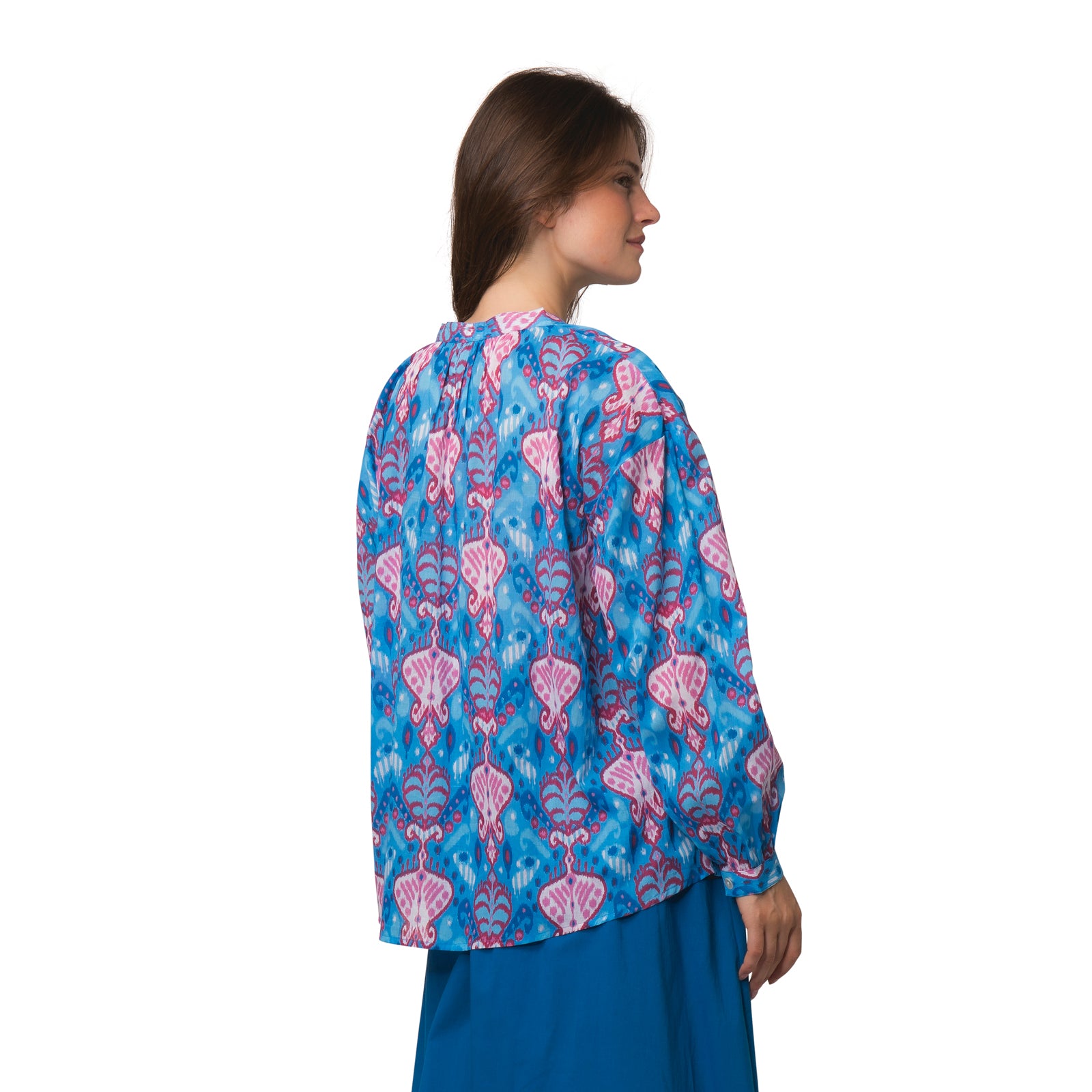 Camille Shirt Senga 100% Coton - Blue BLUE