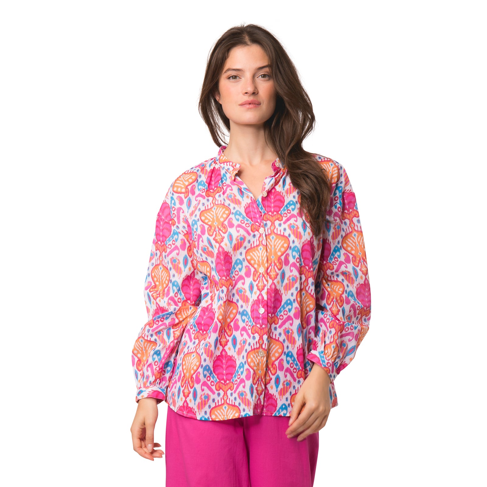 Camille Shirt Senga 100% Coton - Pink PINK